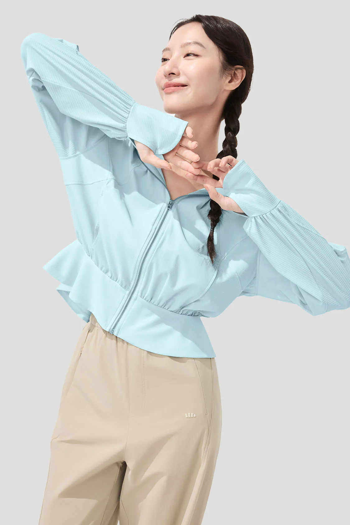 Air - Women's Cooling Breathable Short Sun Jacket UPF50+ - Image 7