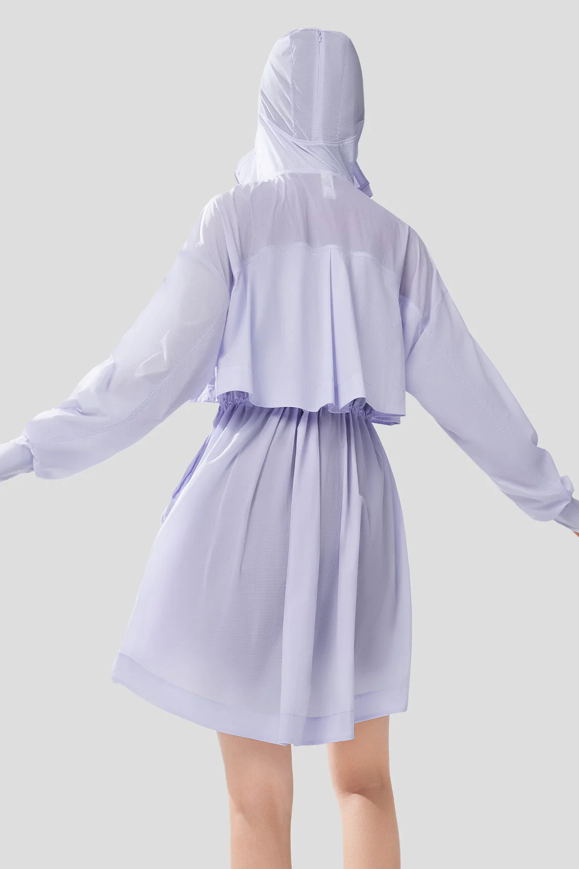 AiryArtsy - Women's Long Sun Protection Windbreaker Style UPF50+ - Image 12