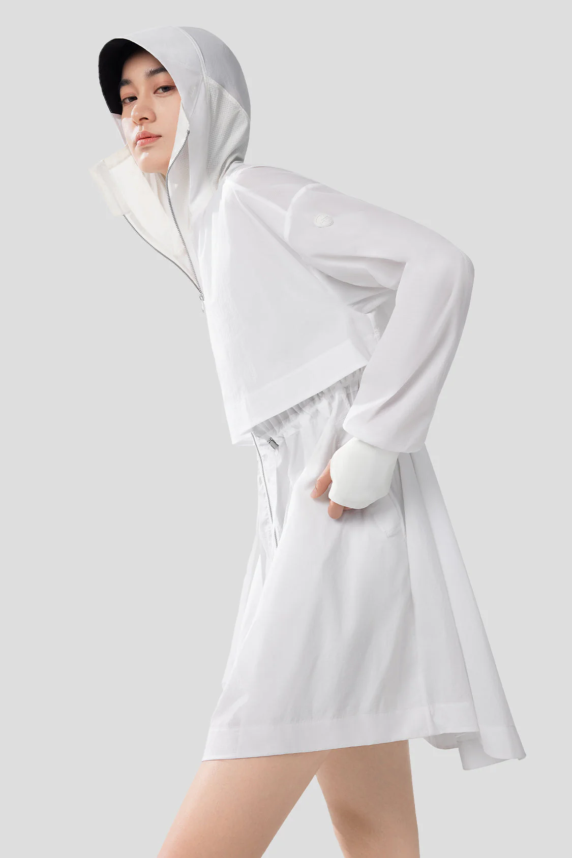 AiryArtsy - Women's Long Sun Protection Windbreaker Style UPF50+ - Image 4
