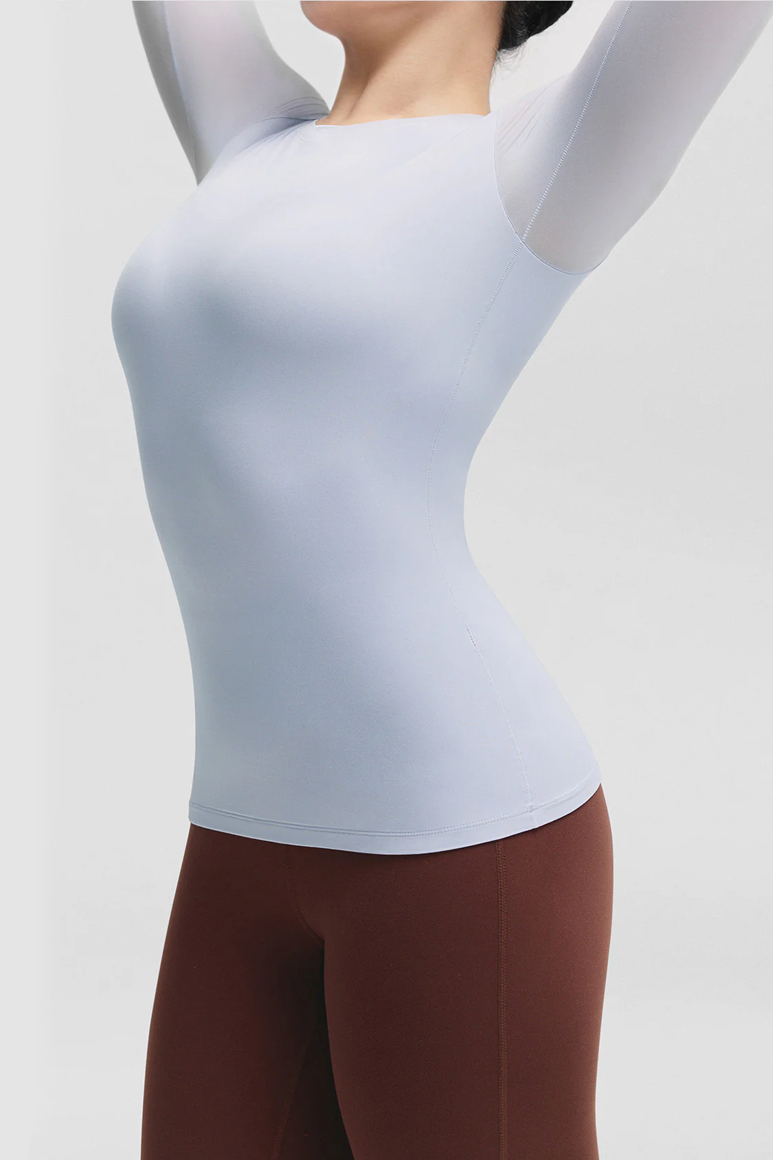 BareForm – Women’s Seamless Shaping Long-Sleeve Shirt - Image 3