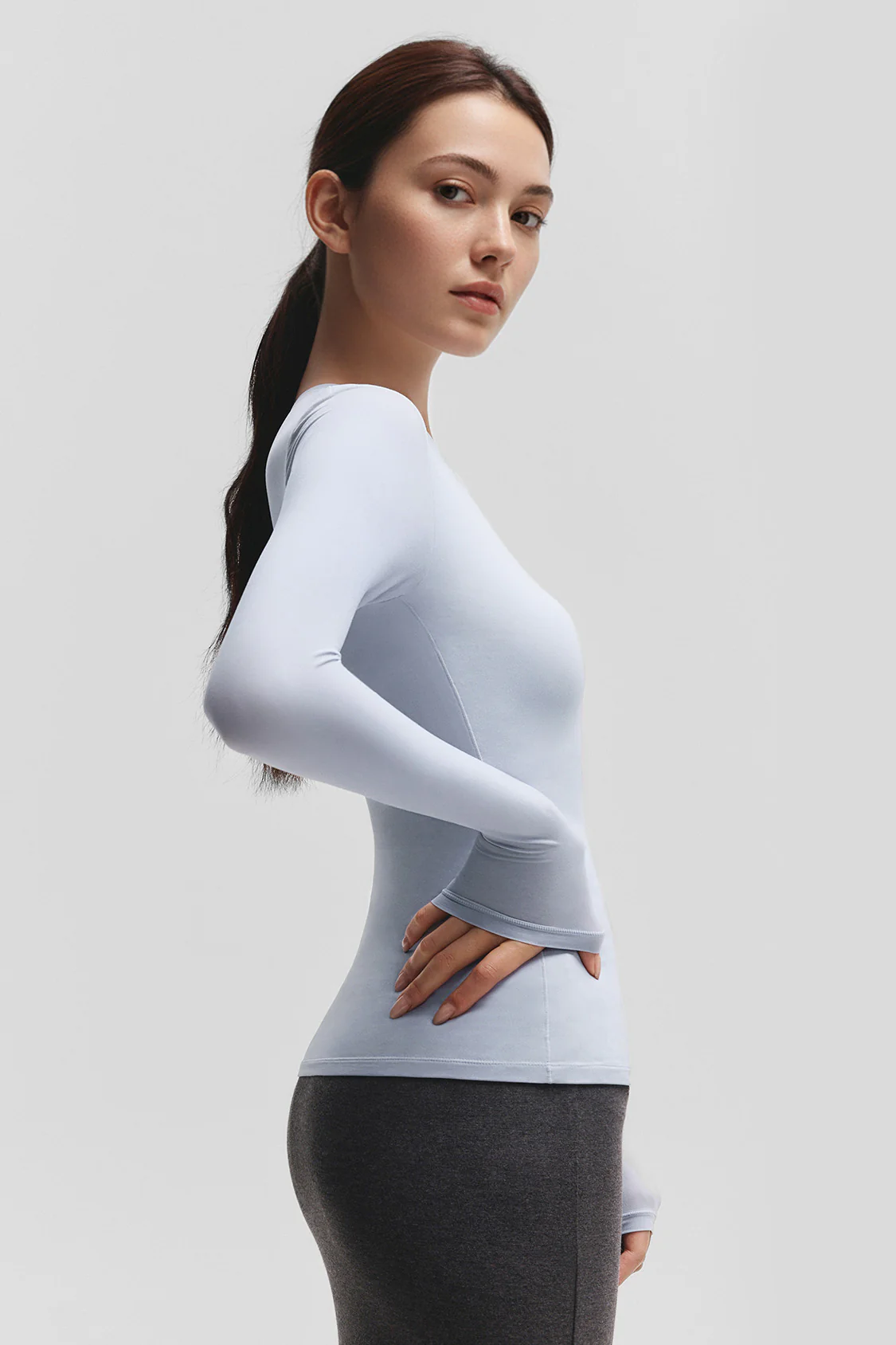 BareForm – Women’s Seamless Shaping Long-Sleeve Shirt - Image 9