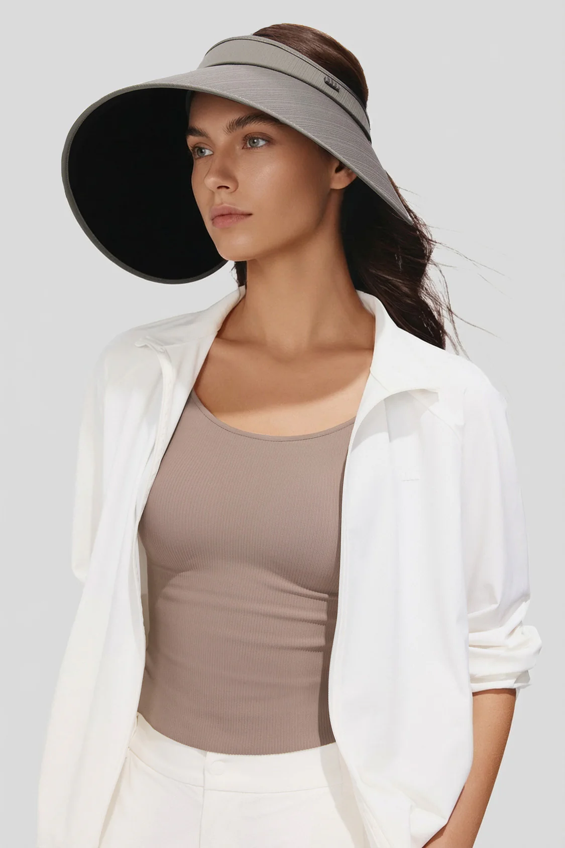 Women's Ultra Wide Brim Bonnet-Style Visor UPF100+ BM563 - Image 20