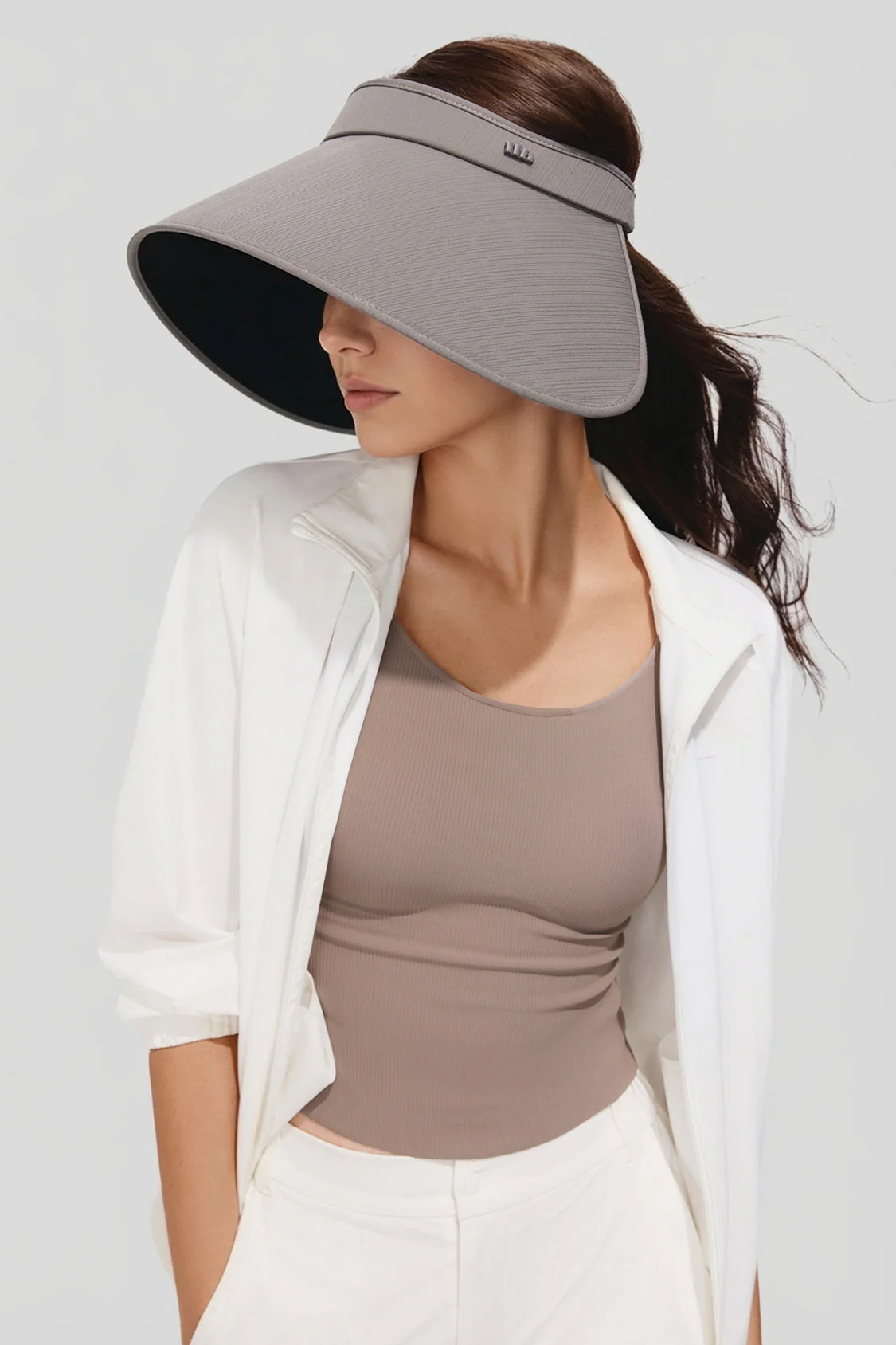 Women's Ultra Wide Brim Bonnet-Style Visor UPF100+ BM563 - Image 21