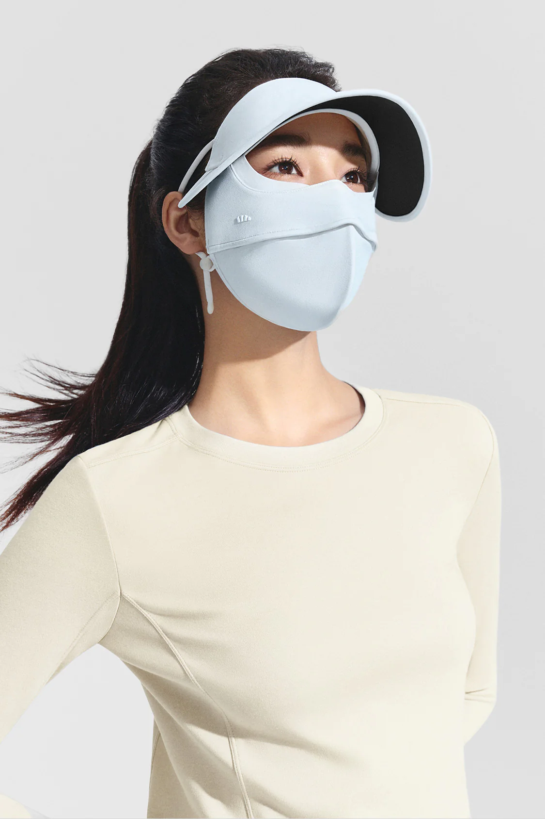 BreezeShield - Women's Sun Protection Visor Face Mask UPF50+ - Image 3