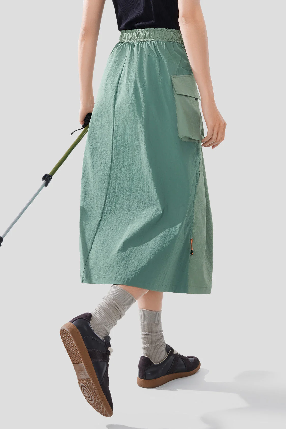 Chute - Women's Water-Repellent Utility Skirt with Parachute Design - Image 5