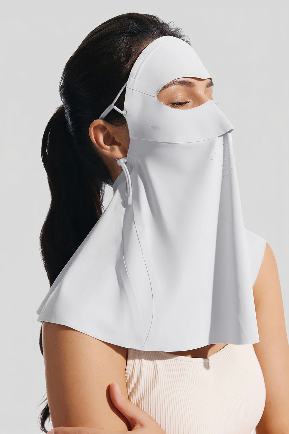 Women's Lightweight Sun Protection Face Cover UPF 50+ AL207 - Image 13