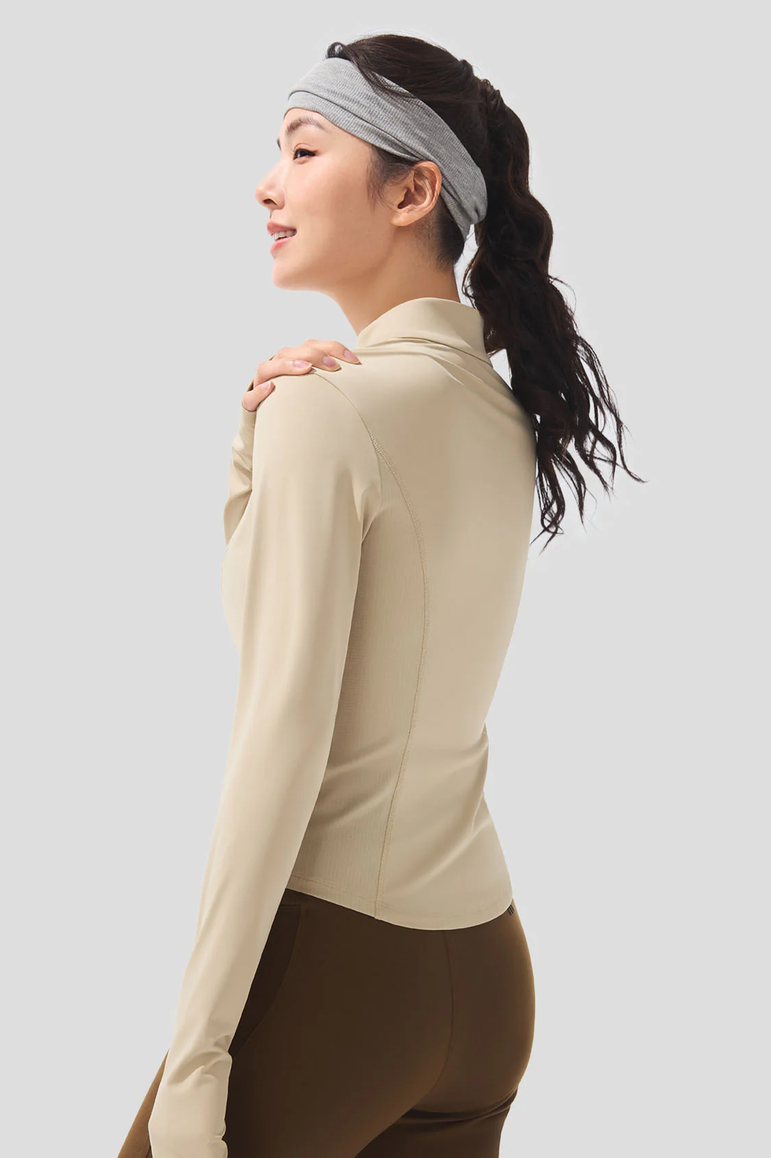 Women's Slim-Fit Sun Protection Jacket with Stand Collar UPF 100+ AL819 - Image 12