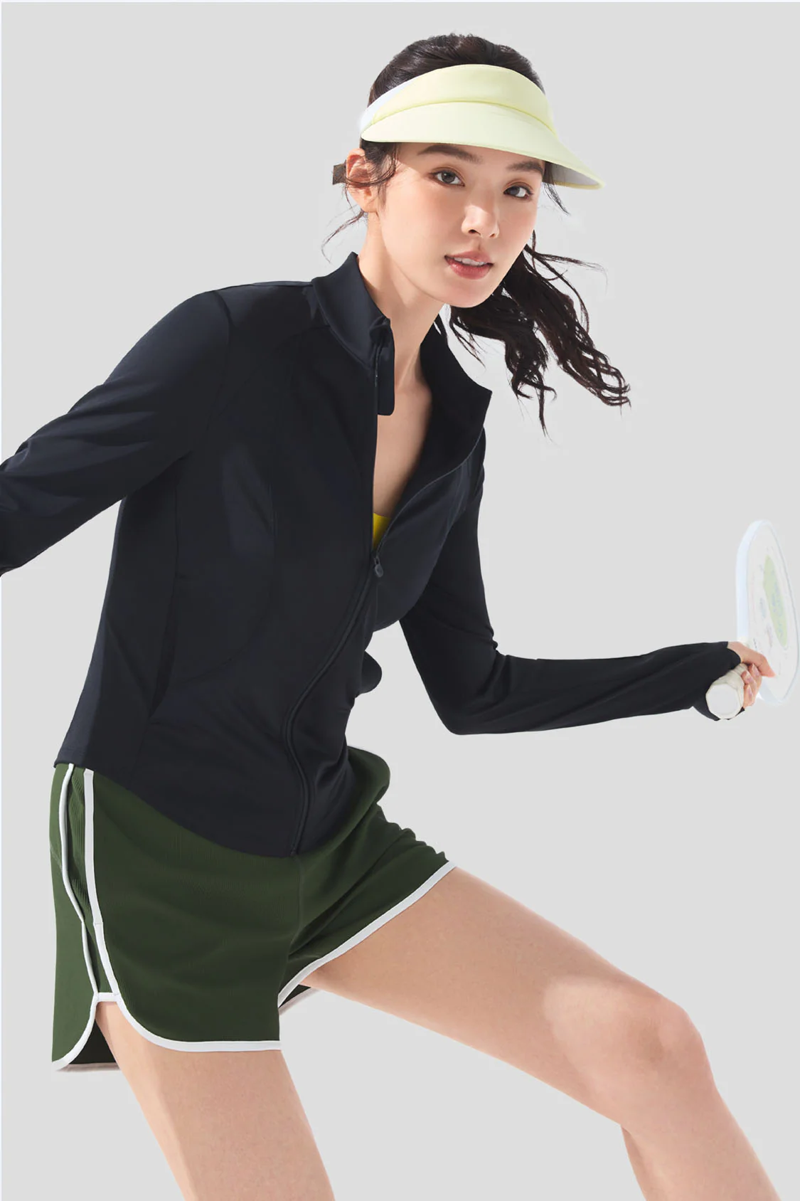 Women's Slim-Fit Sun Protection Jacket with Stand Collar UPF 100+ AL819 - Image 6