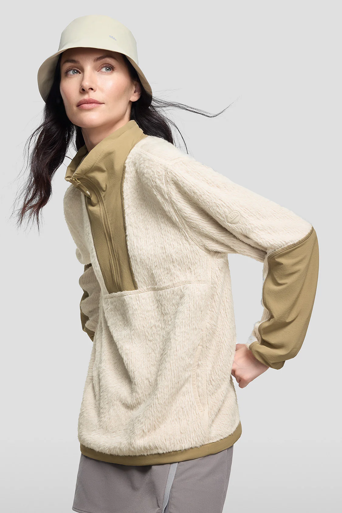 CozyAir – Unisex Plush Breathable Half-Zip Sweatshirt (Light Warmth) - Image 12
