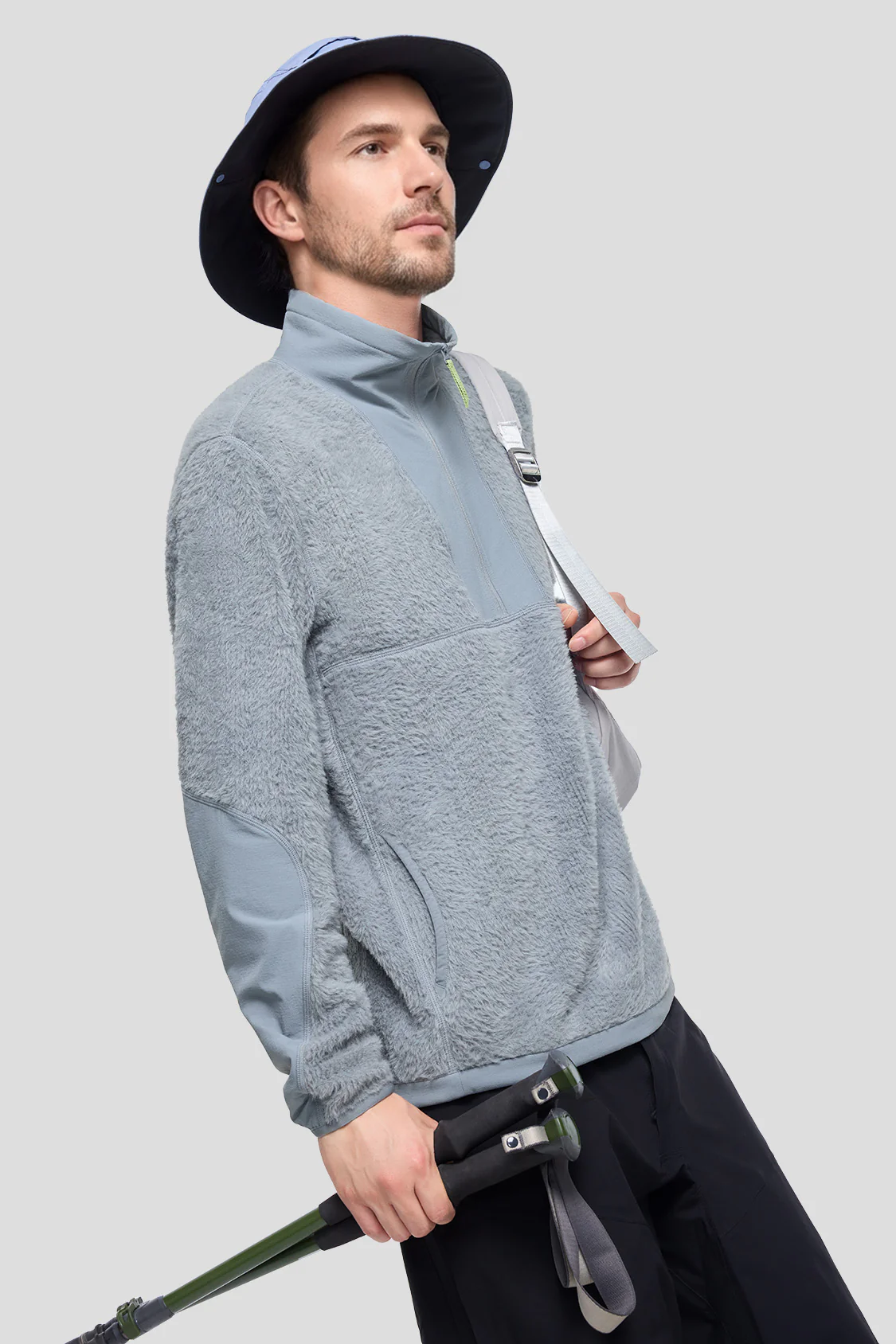 CozyAir – Unisex Plush Breathable Half-Zip Sweatshirt (Light Warmth) - Image 16