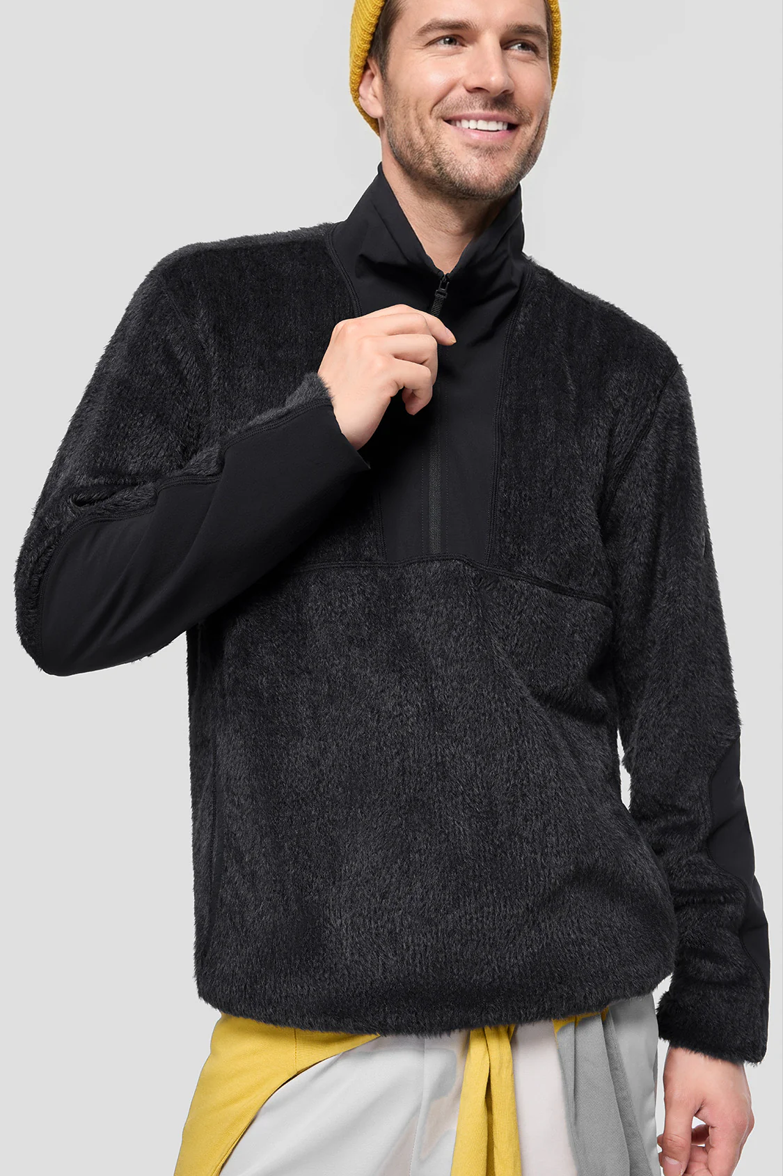 CozyAir – Unisex Plush Breathable Half-Zip Sweatshirt (Light Warmth) - Image 8