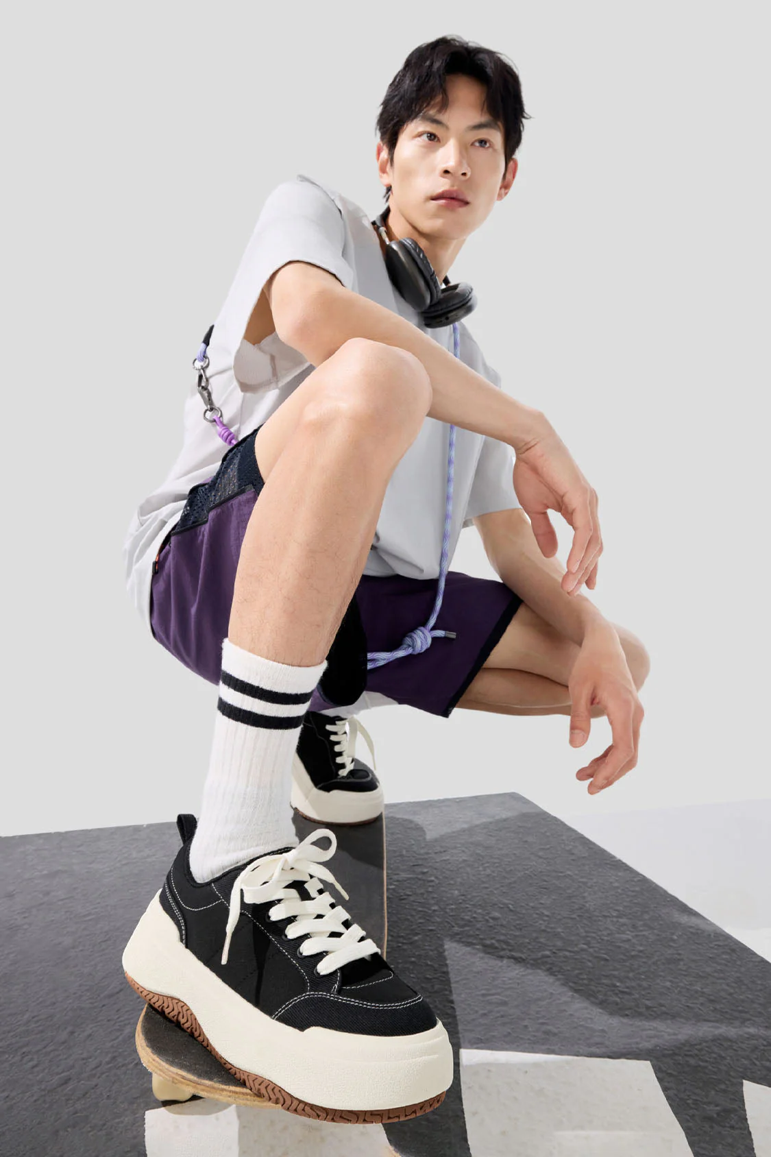 CozyCanvas - Men's Soft Thick Sole Sneakers