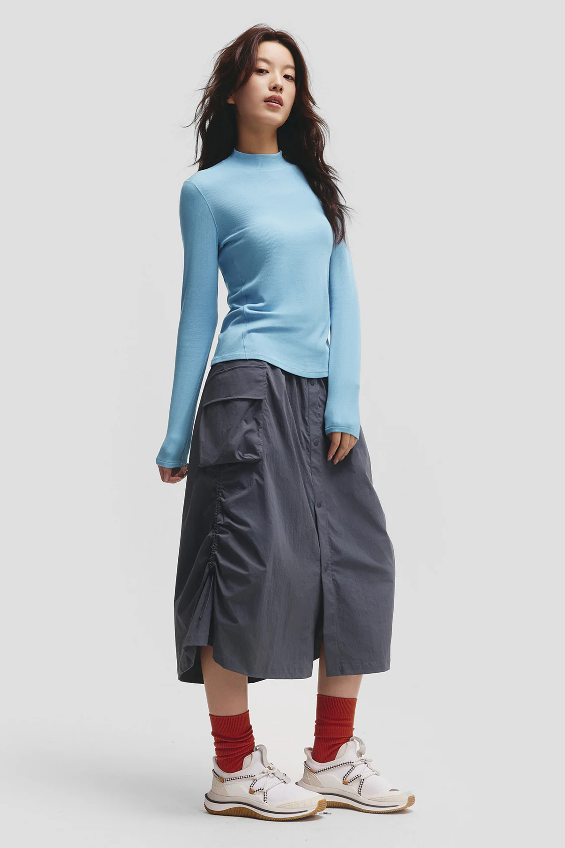 CozyFlex – Women’s Half-Turtleneck Warm Long Sleeve Top - Image 7