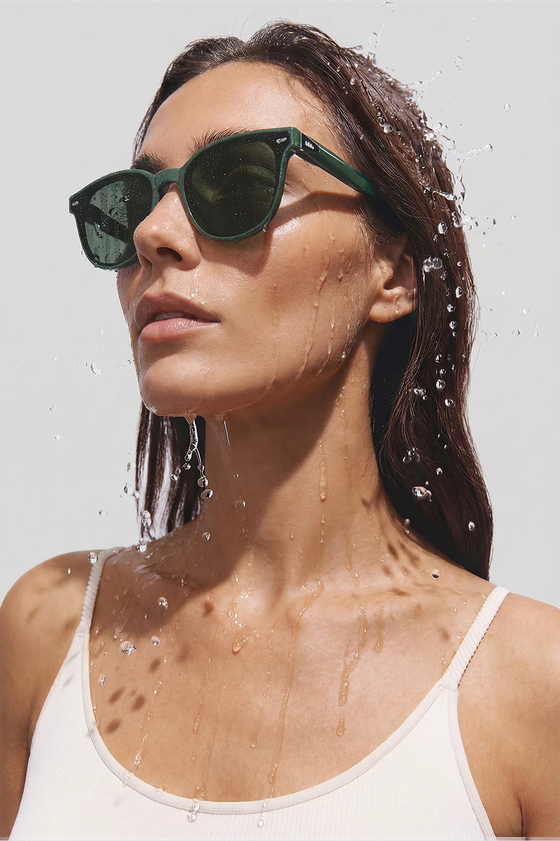 Square-Round Frame Sunglasses UV 400 FD021 - Image 2
