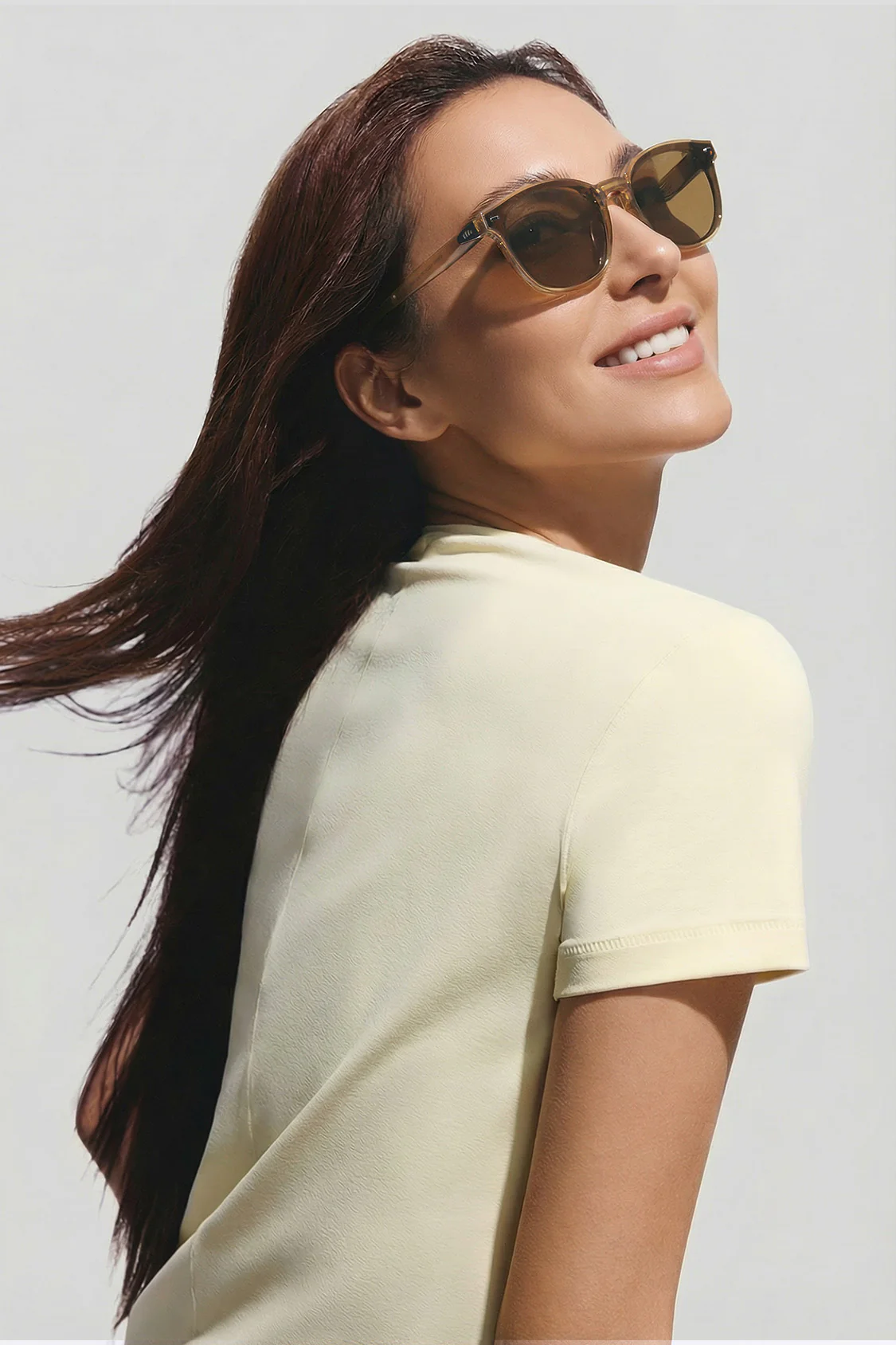 Square-Round Frame Sunglasses UV 400 FD021 - Image 5