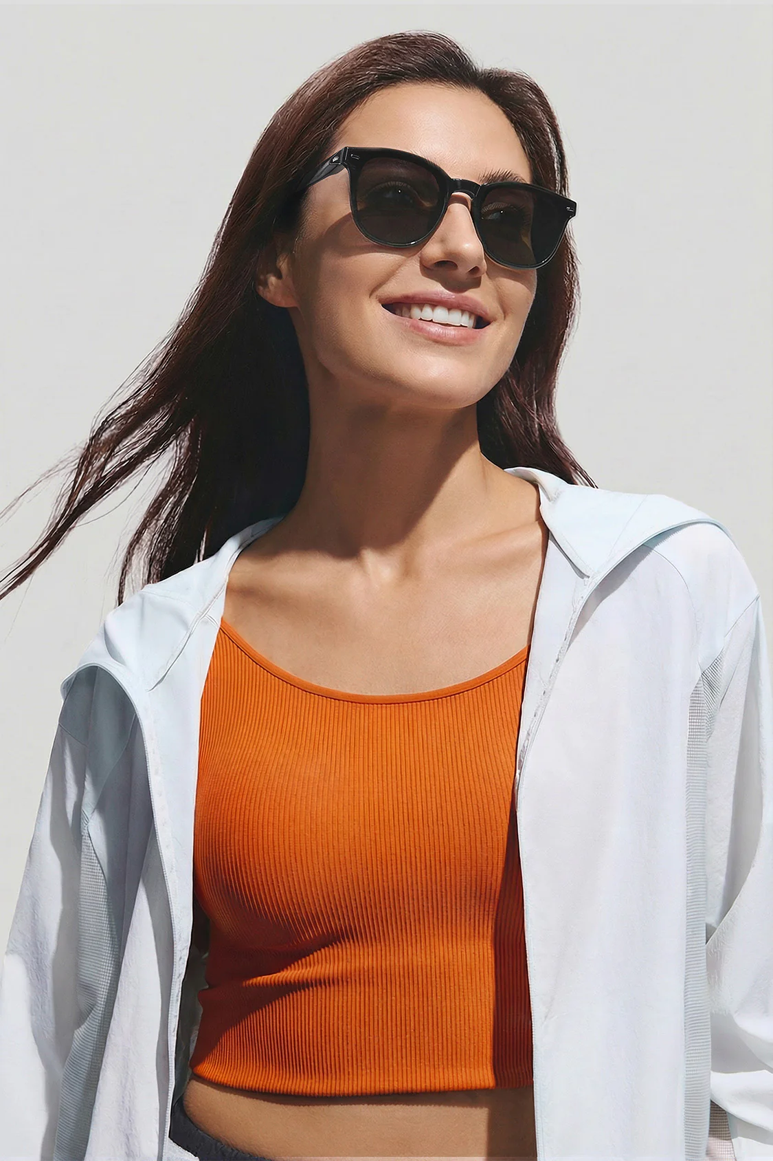 Square-Round Frame Sunglasses UV 400 FD021 - Image 8