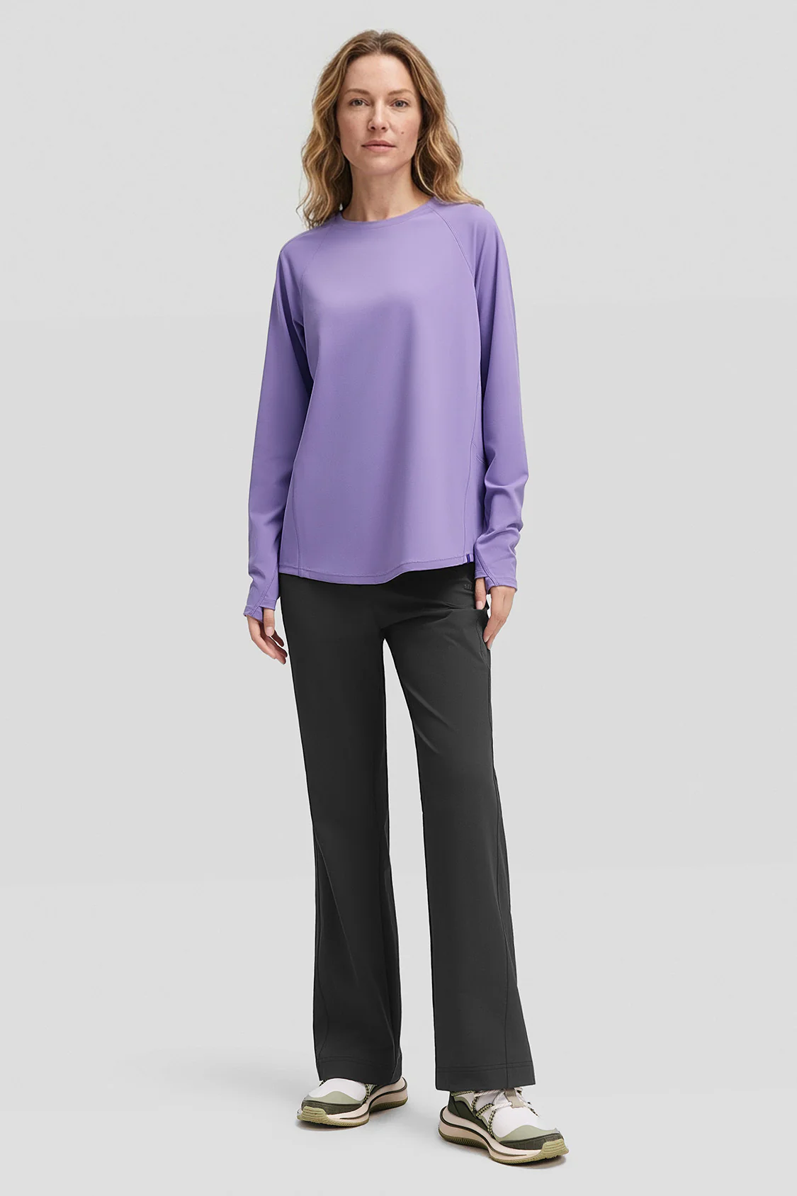 DryFlow – Women’s Quick-Dry Relaxed-Fit Long Sleeve Tee - Image 12