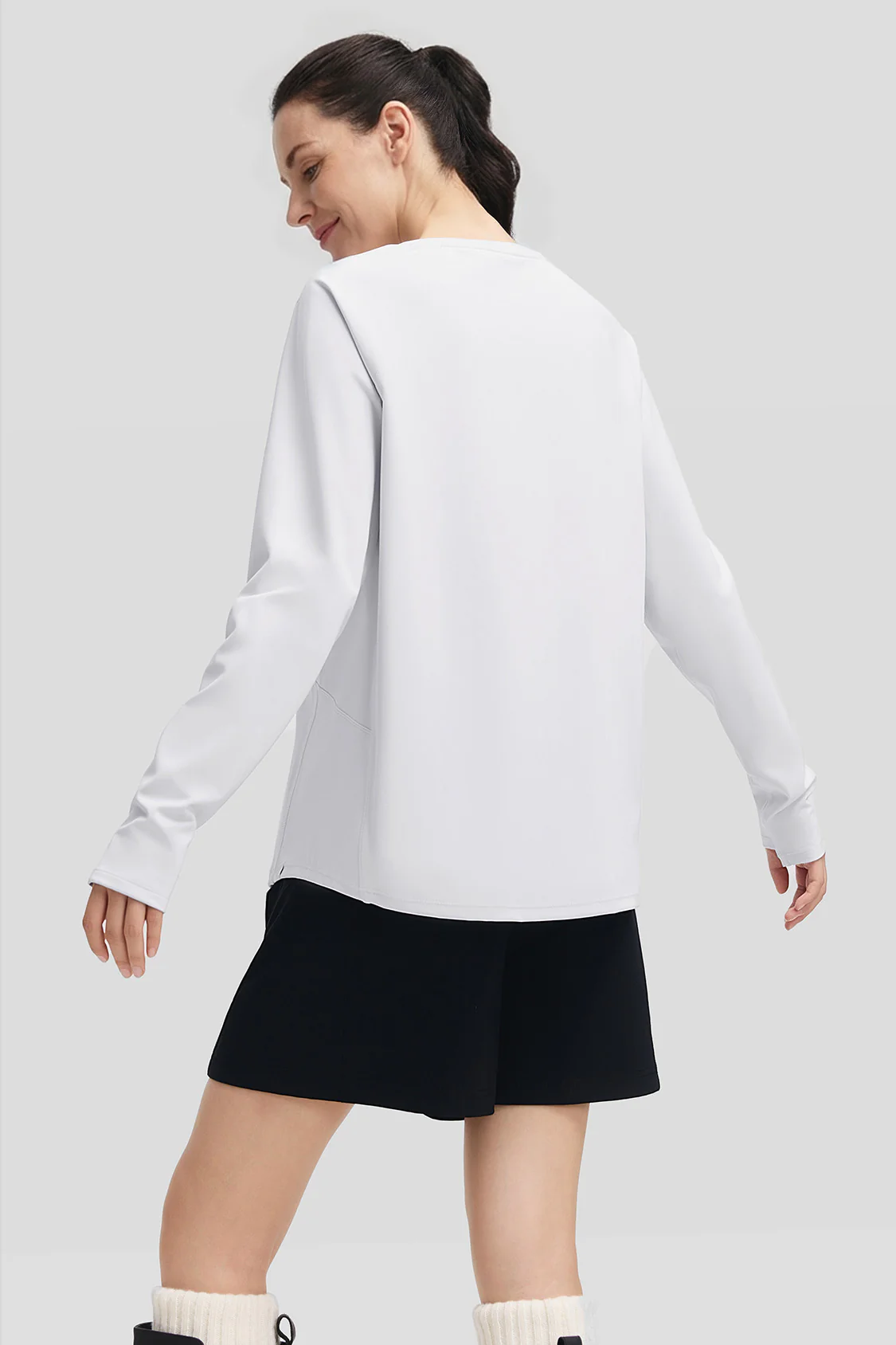 DryFlow – Women’s Quick-Dry Relaxed-Fit Long Sleeve Tee - Image 7