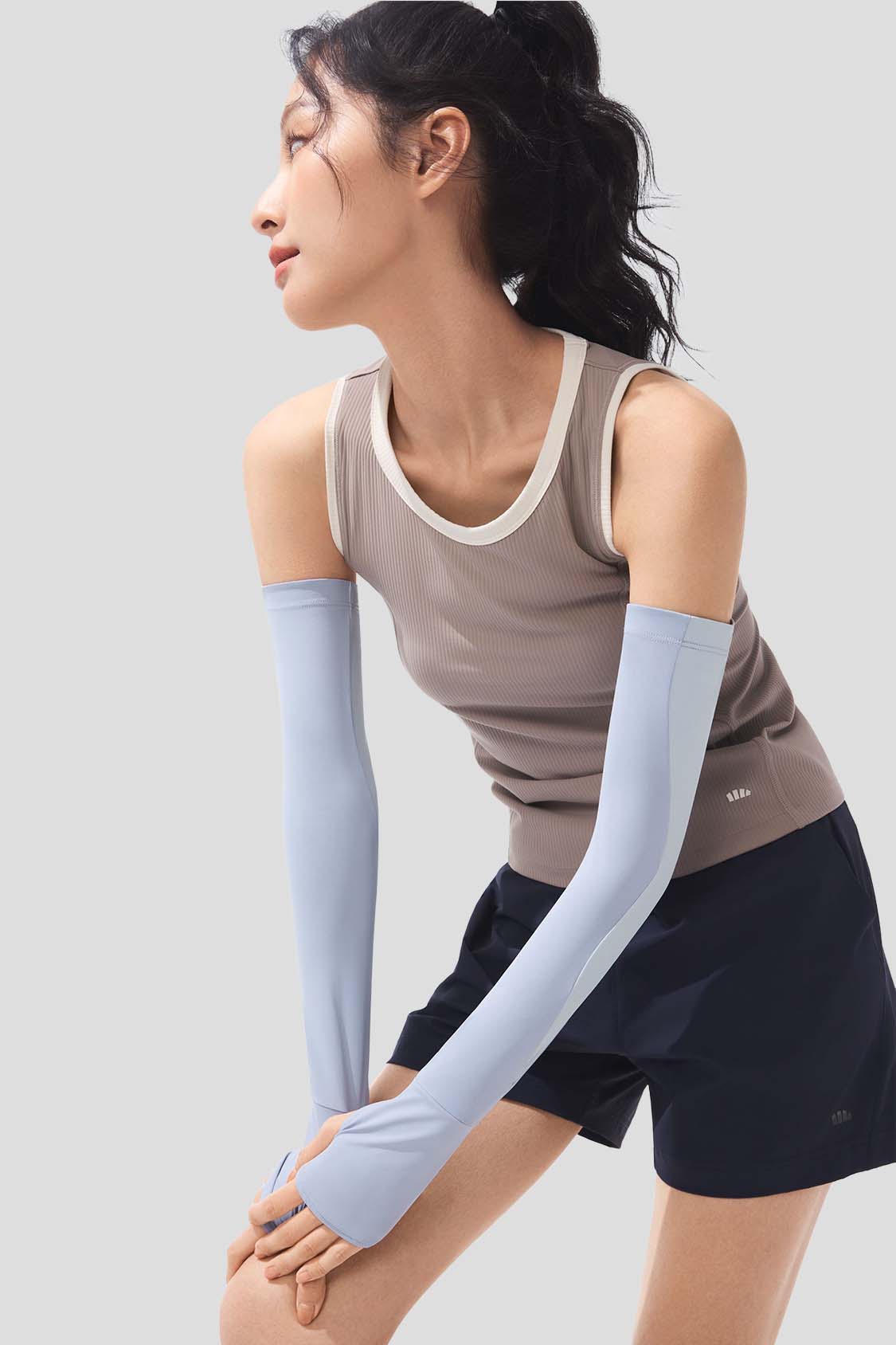 Dual - Women's Two-Way Finger Hole Sun Sleeves UPF150+ - Image 13