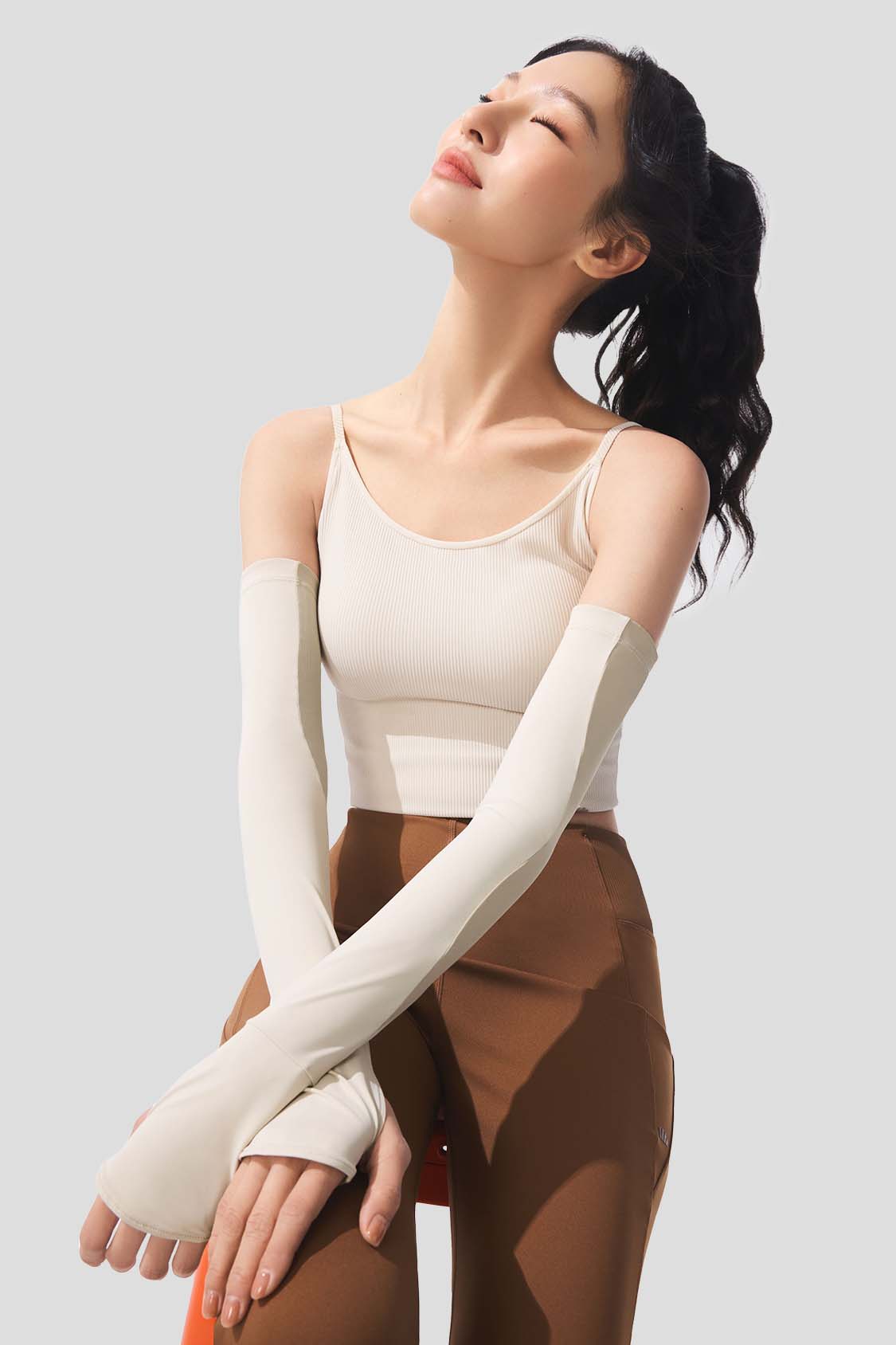 Dual - Women's Two-Way Finger Hole Sun Sleeves UPF150+ - Image 9