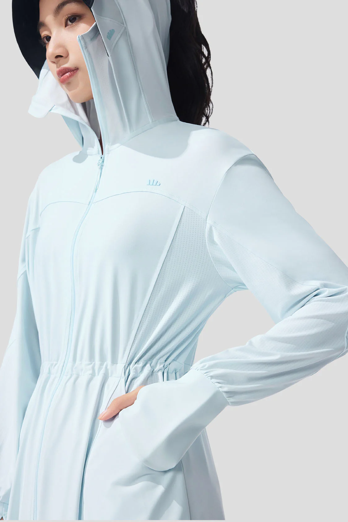 Ease - Women's Full Protection Loose Long Sun Jacket UPF2000+ AL824 - Image 11