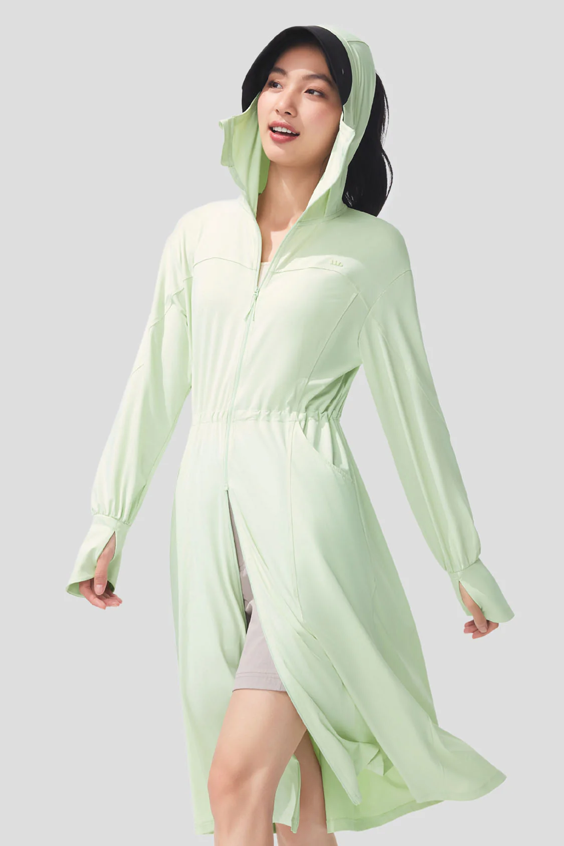 Ease - Women's Full Protection Loose Long Sun Jacket UPF2000+ AL824 - Image 20