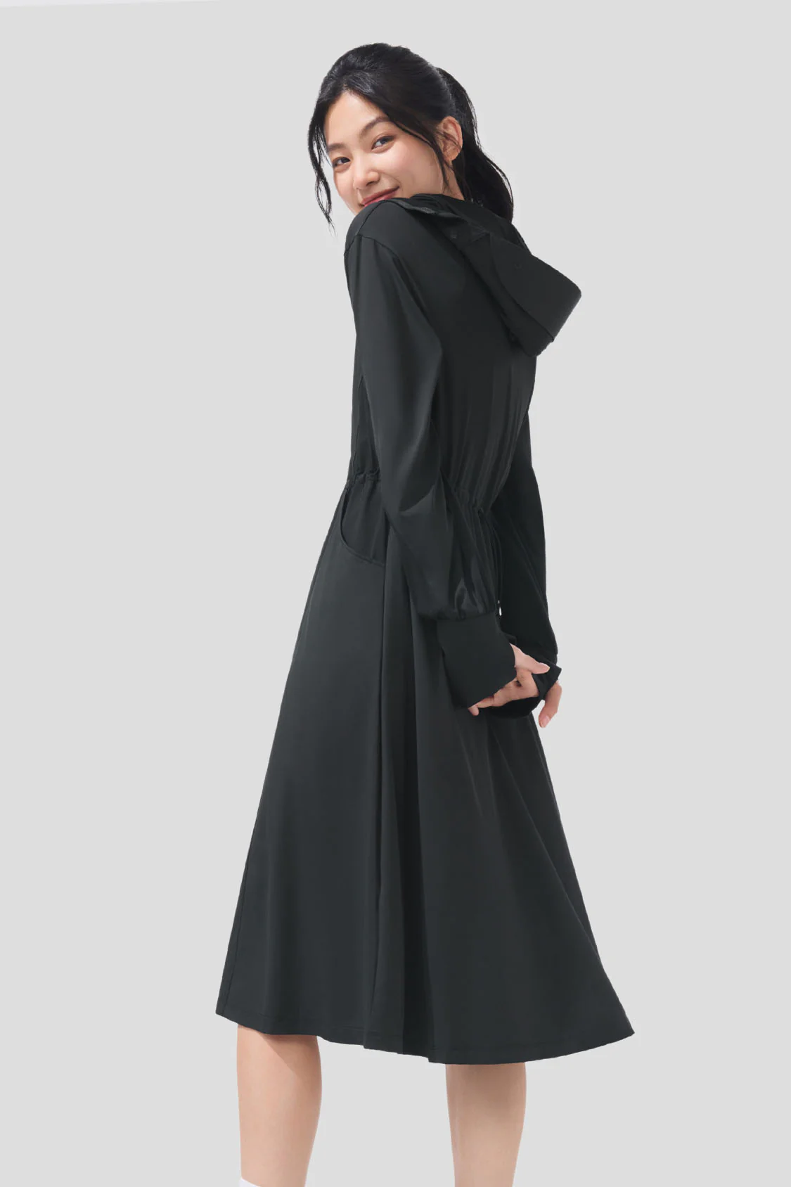 Ease - Women's Full Protection Loose Long Sun Jacket UPF2000+ AL824 - Image 7
