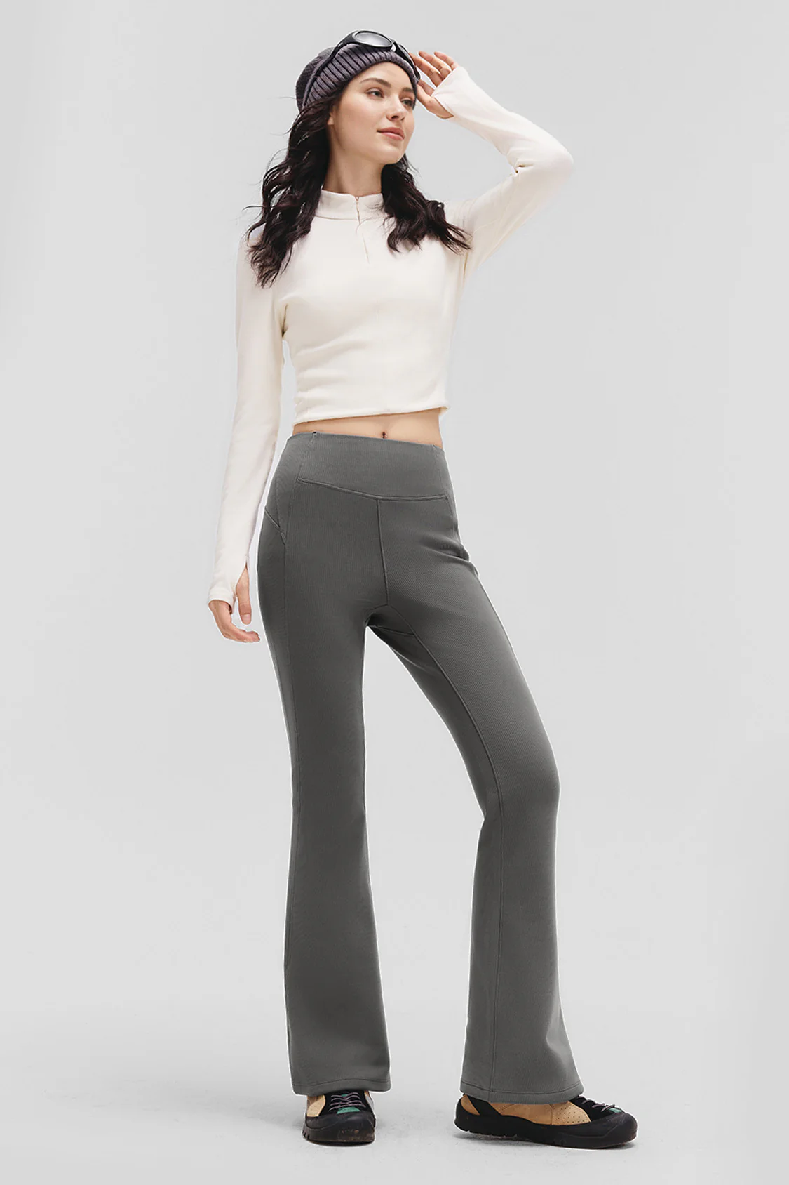 FlareFlex – Women’s High-Stretch Thermal Flare Leggings - Image 11