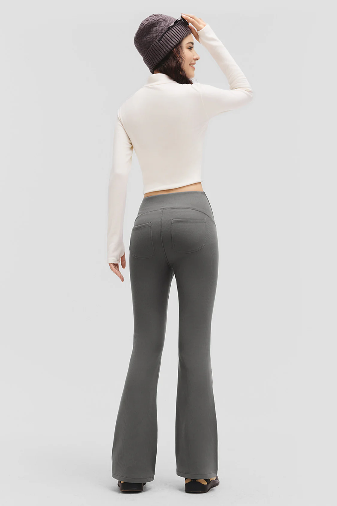 FlareFlex – Women’s High-Stretch Thermal Flare Leggings - Image 13