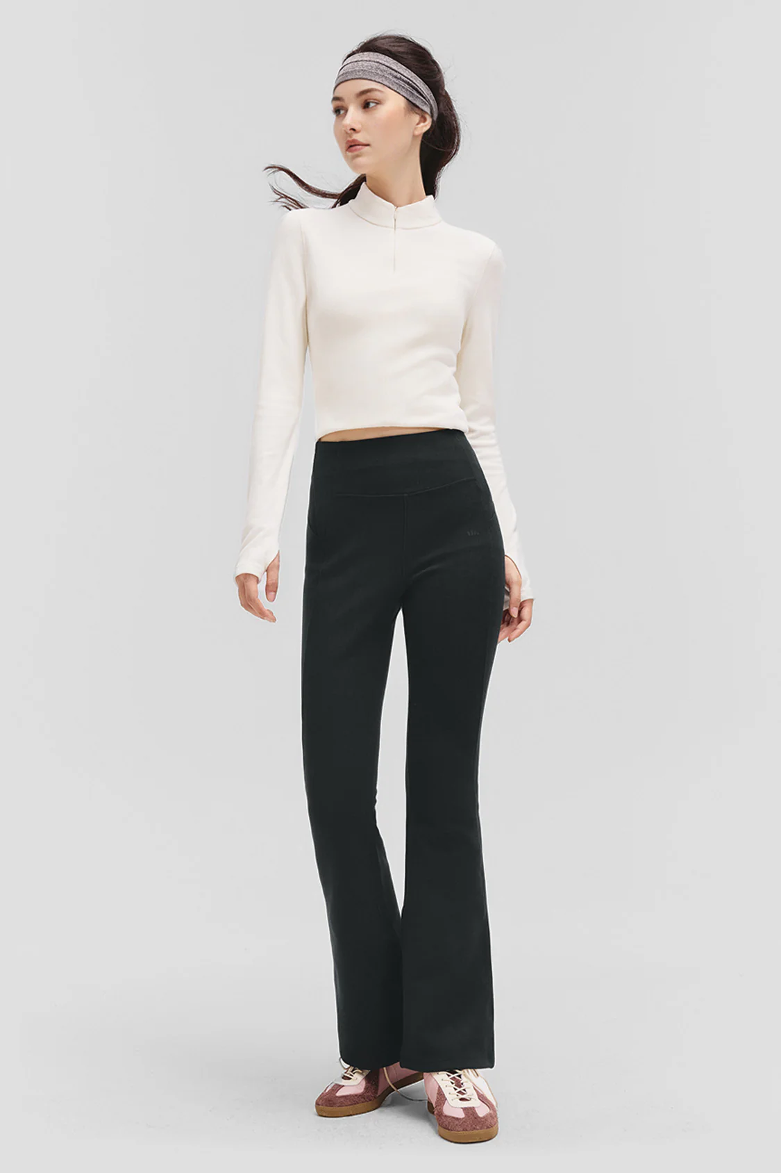 FlareFlex – Women’s High-Stretch Thermal Flare Leggings - Image 4