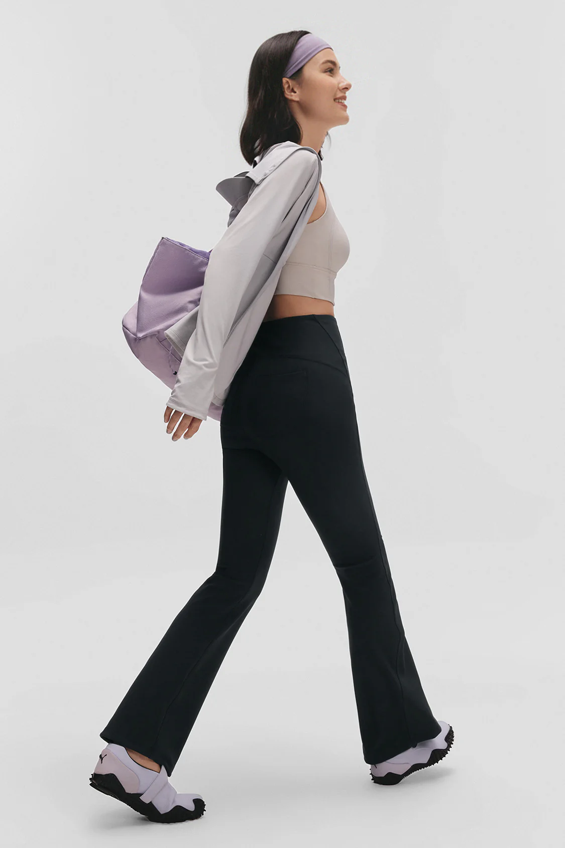 FlexFlare – Women’s High-Stretch Flare Yoga Leggings - Image 3