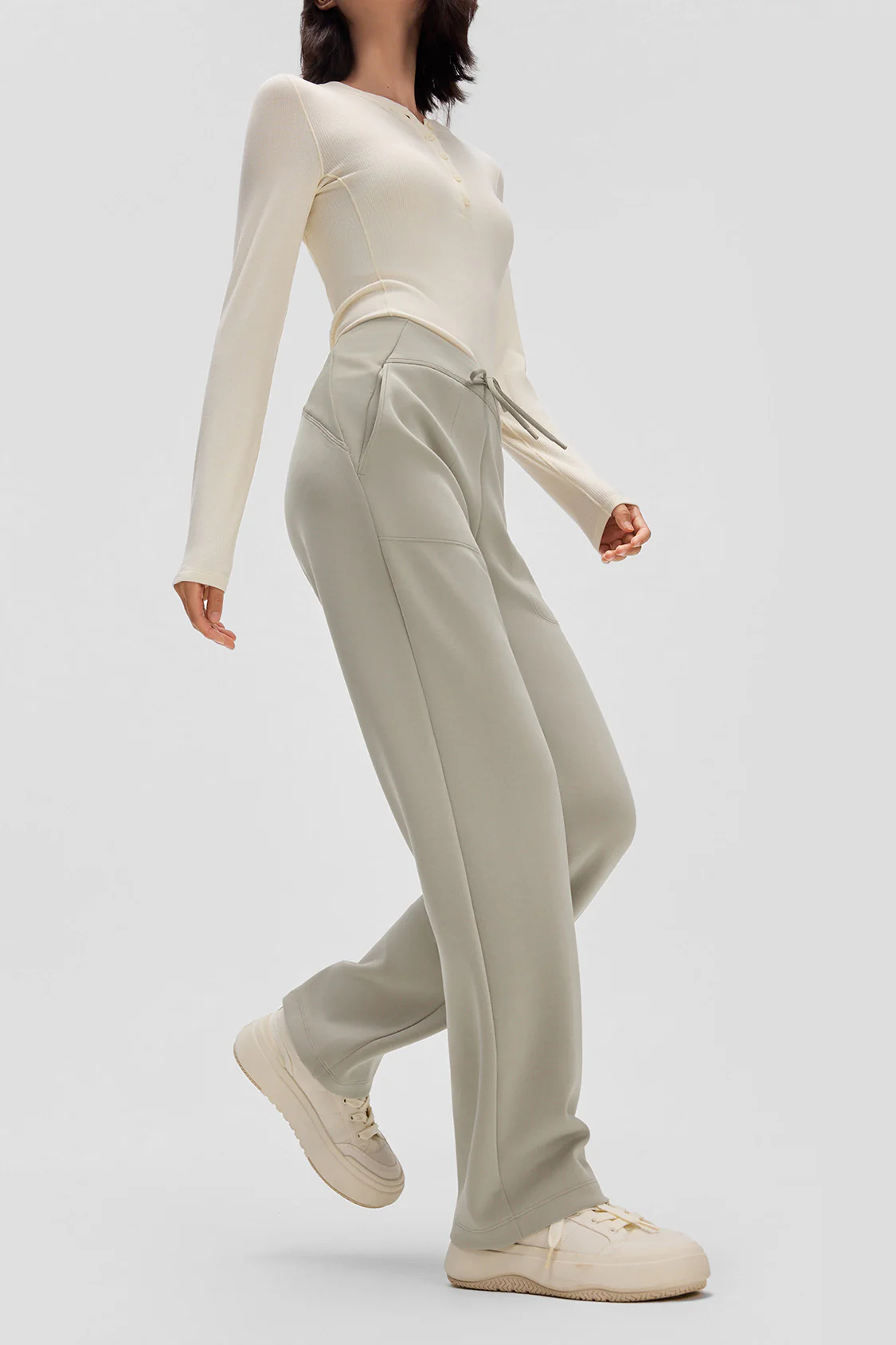 FlexStraight – Women’s High-Stretch Casual Straight-Leg Pants - Image 3