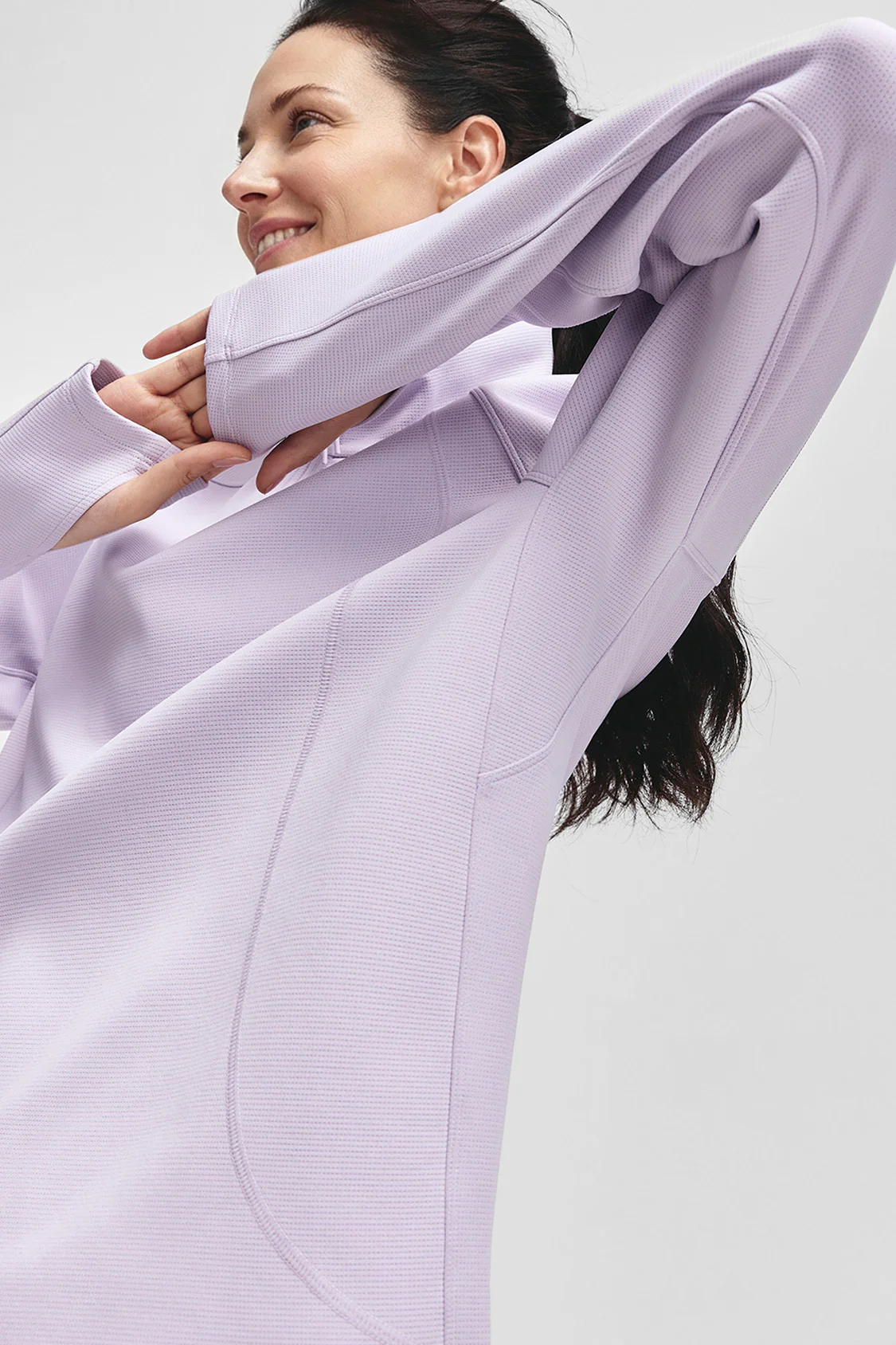 FlexWarm – Women’s High-Stretch Fleece-Feel Half-Zip Long Sleeve Top (Light Warmth) - Image 12