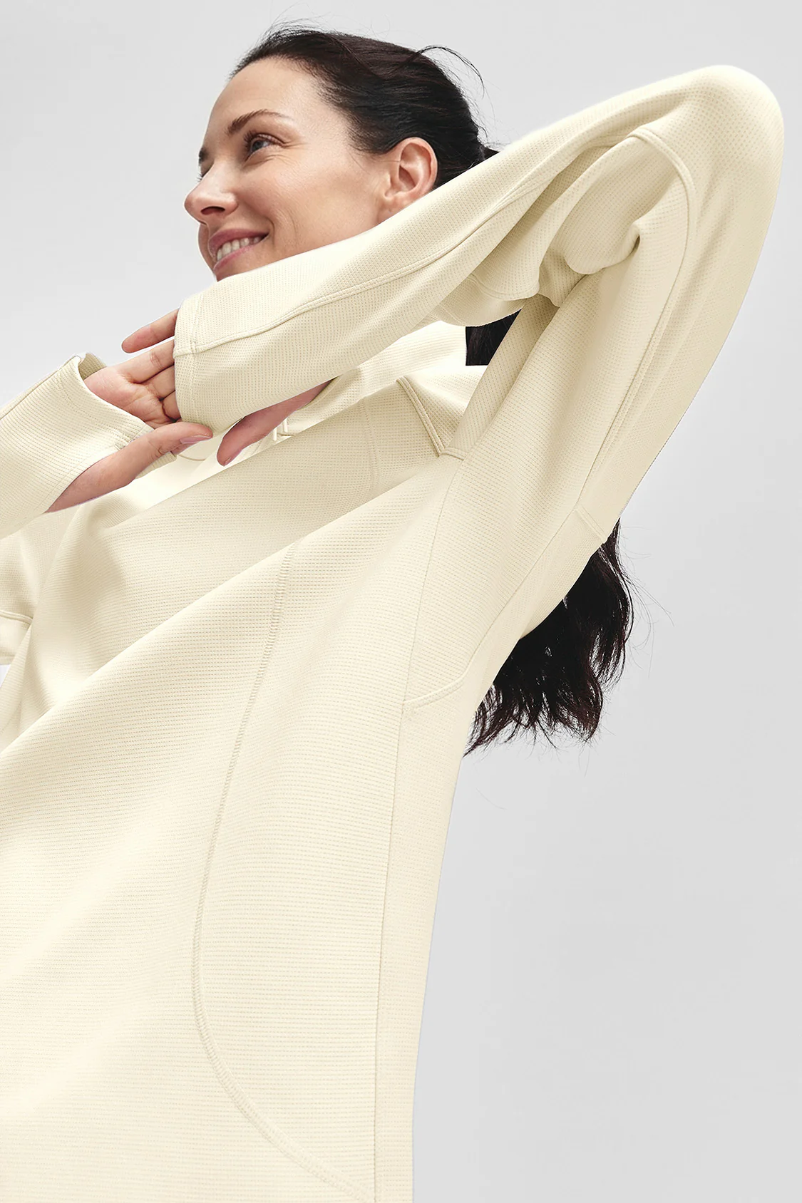 FlexWarm – Women’s High-Stretch Fleece-Feel Half-Zip Long Sleeve Top (Light Warmth) - Image 5