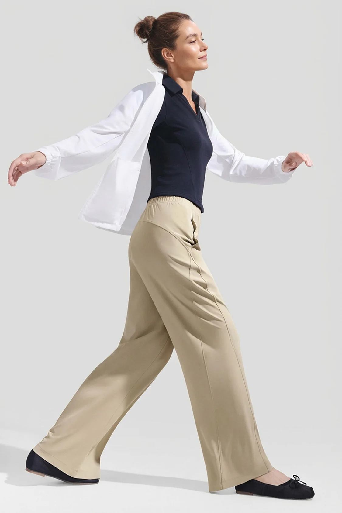 Women's Cooling Wide Leg Pants UPF 50+ AL844 - Image 10