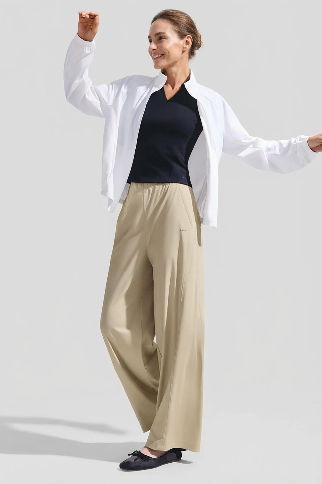 Women's Cooling Wide Leg Pants UPF 50+ AL844 - Image 2