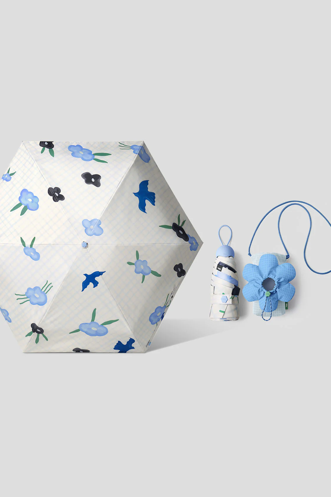 5-Fold Portable Sun Protection Umbrella UPF 50+ BM526 - Image 29