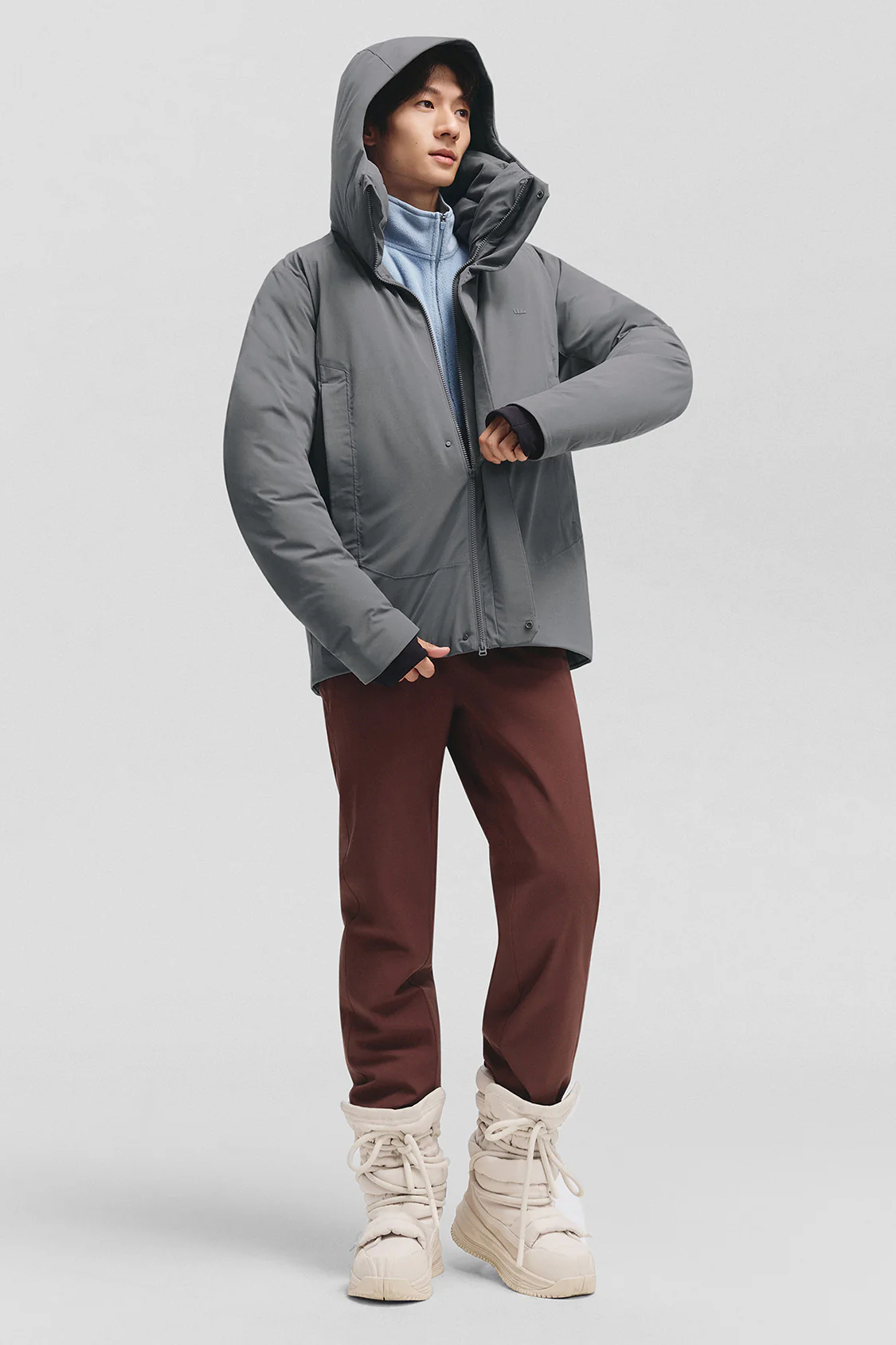 FrostFort – Men’s Full-Protection Boxy Down Jacket (Extra Warm, Long Sleeve) - Image 4
