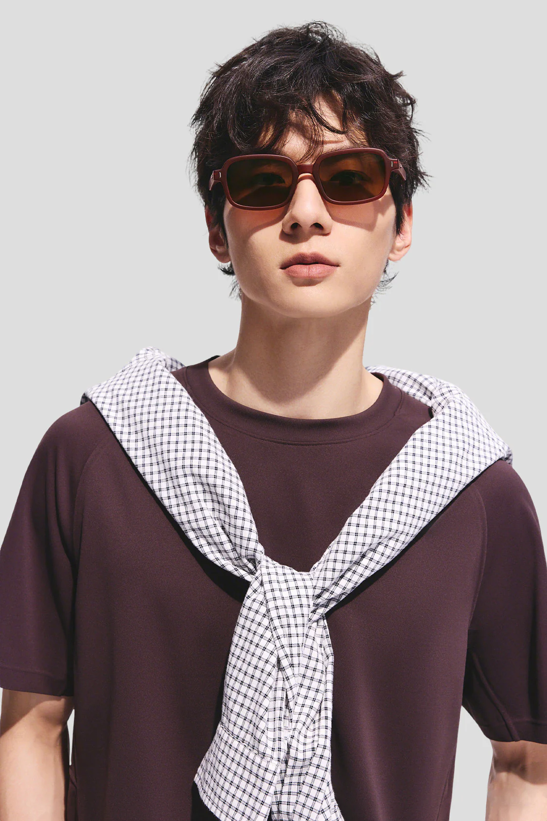 Small Square Frame Sunglasses UV 400 FD016 - Image 15