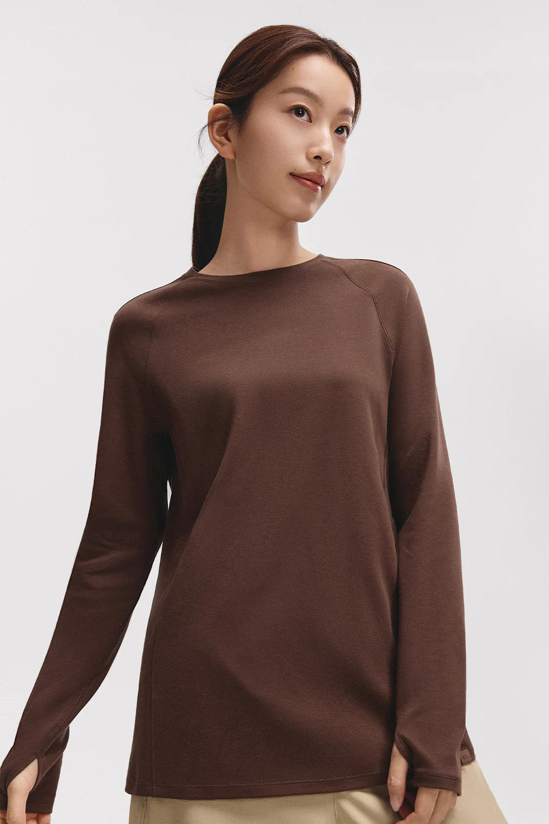 GoPod – Women’s Stretch Cotton Long-Sleeve T-Shirt - Image 10