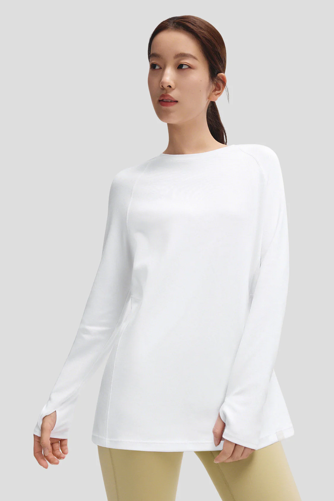 GoPod – Women’s Stretch Cotton Long-Sleeve T-Shirt - Image 8