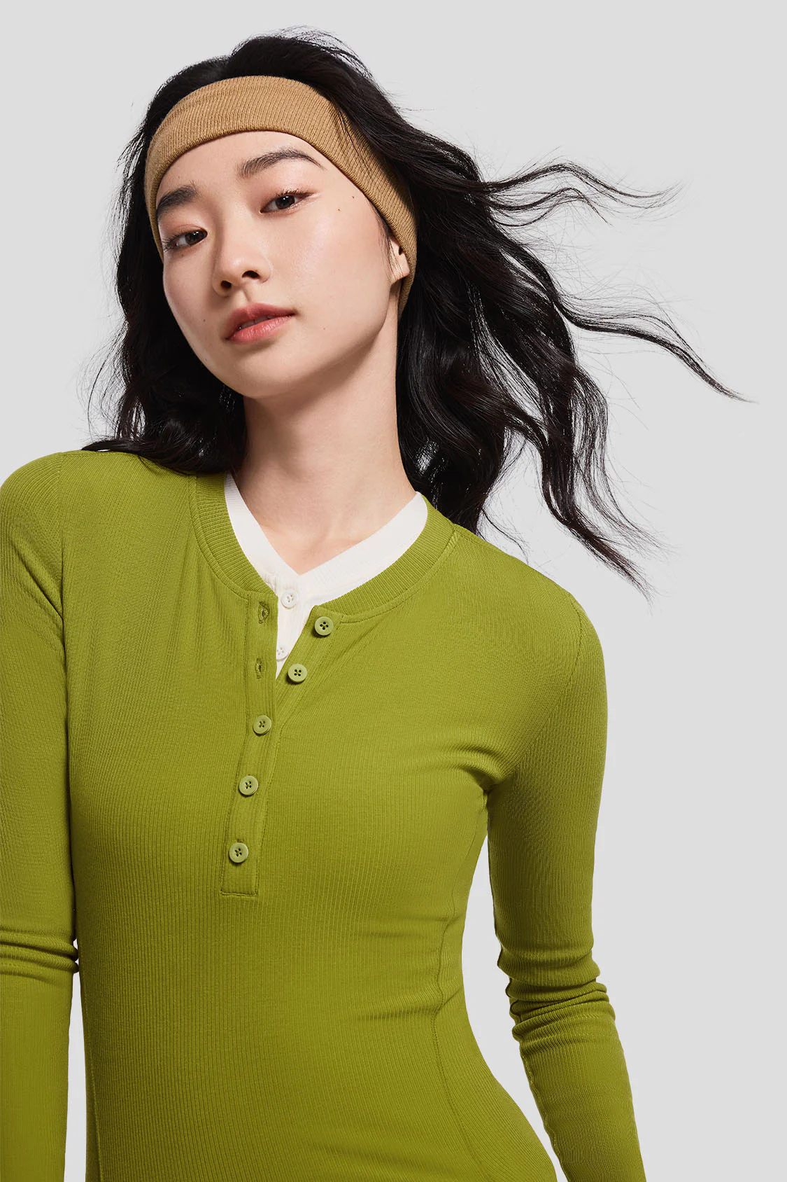HenleyHaven – Women’s Henley Base Layer Long Sleeve Shirt - Image 15