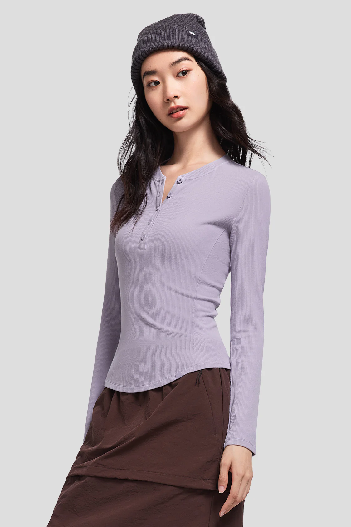HenleyHaven – Women’s Henley Base Layer Long Sleeve Shirt - Image 23