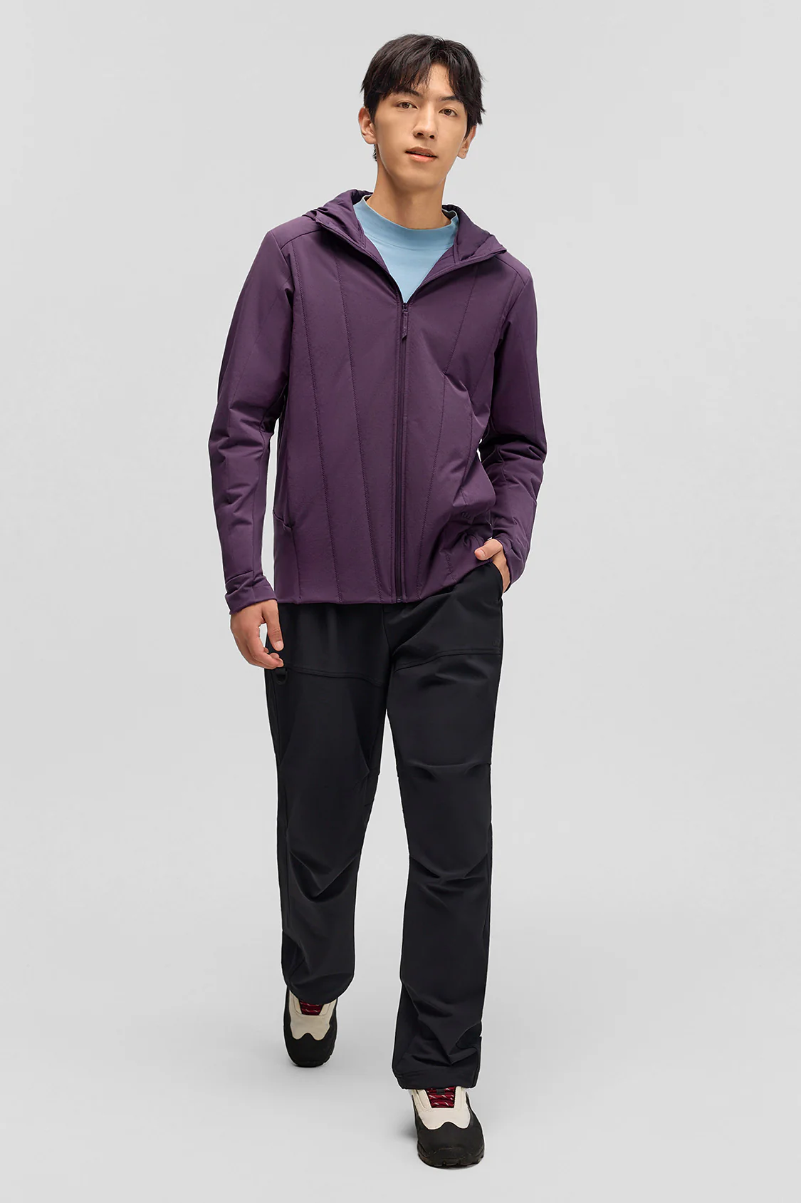 HoodFlex – Men’s Medium-Warmth Hooded Stretch Fleece Vest - Image 12