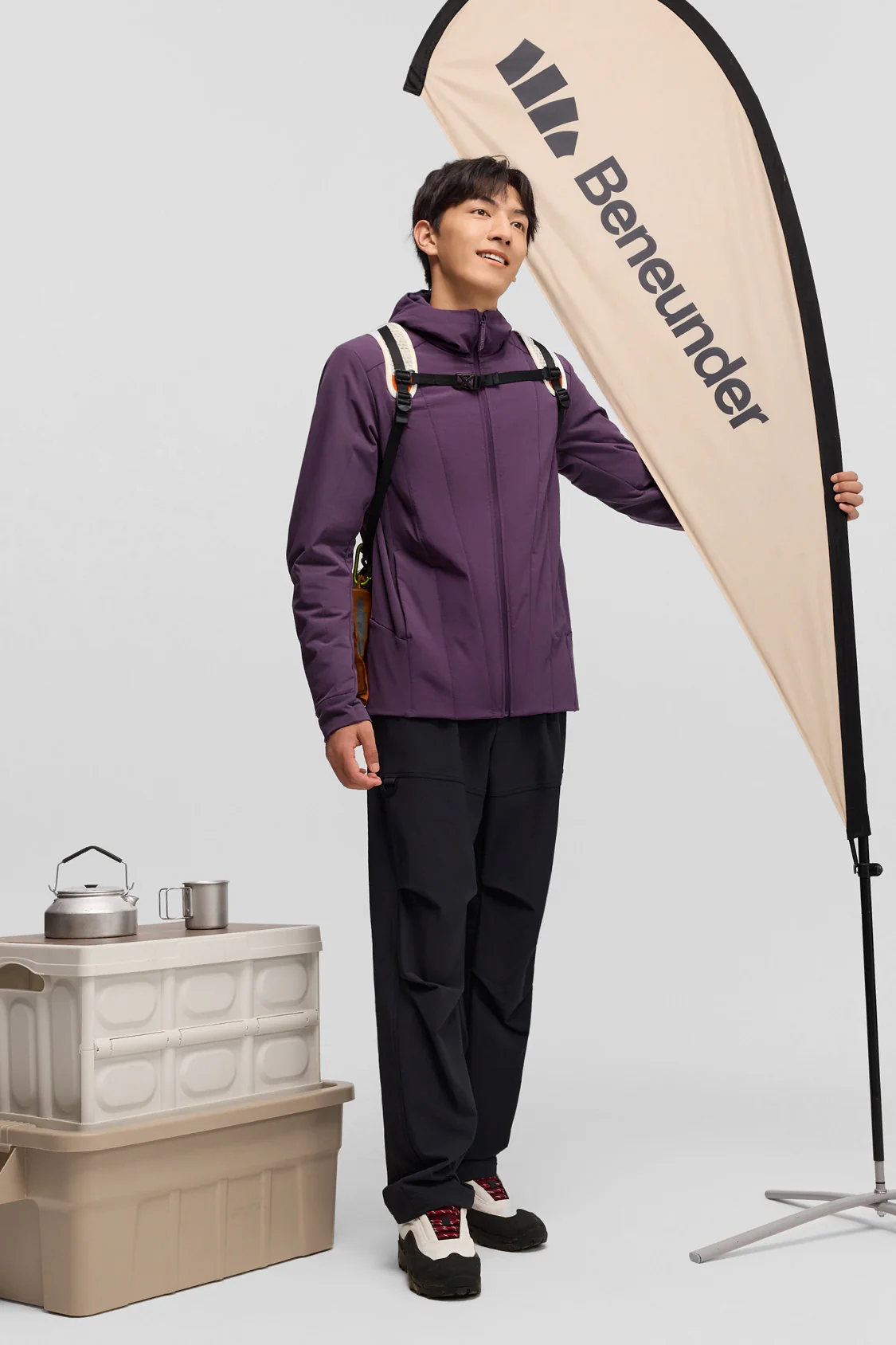 HoodFlex – Men’s Medium-Warmth Hooded Stretch Fleece Vest - Image 13