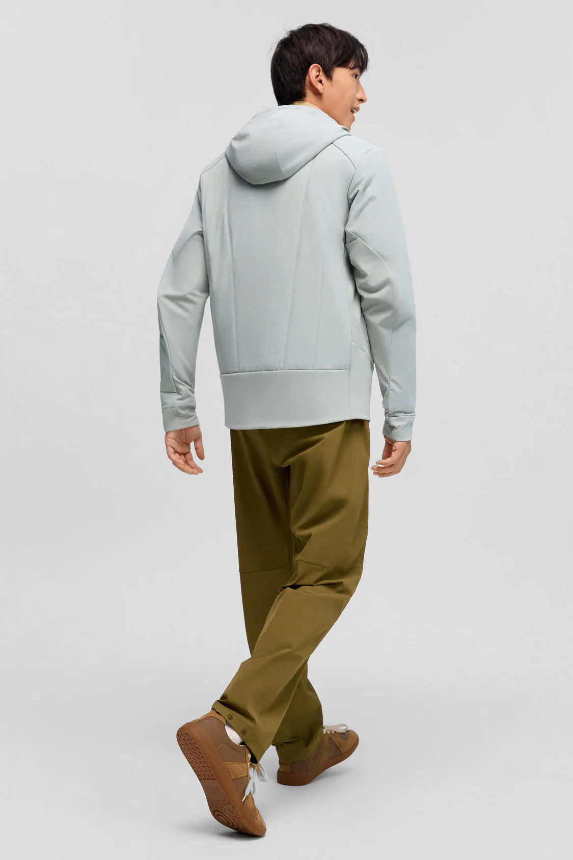 HoodFlex – Men’s Medium-Warmth Hooded Stretch Fleece Vest - Image 3