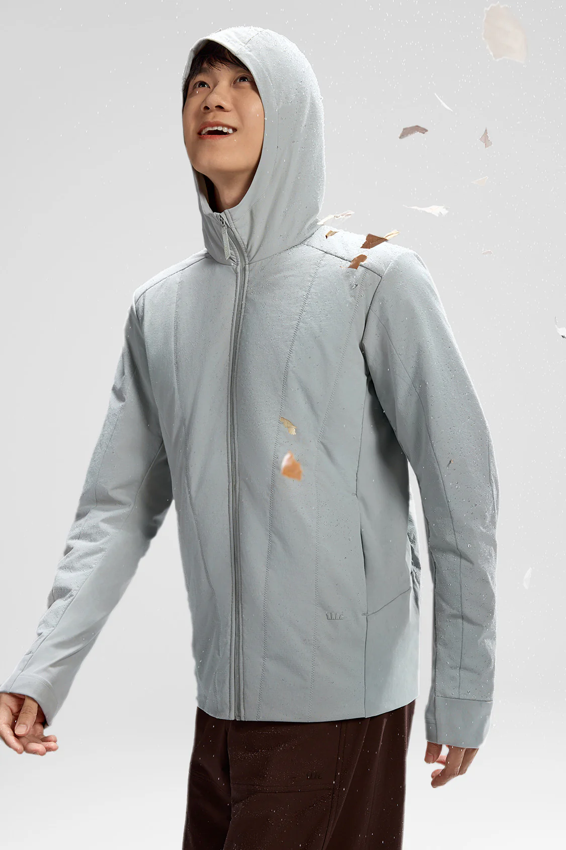 HoodFlex – Men’s Medium-Warmth Hooded Stretch Fleece Vest - Image 5