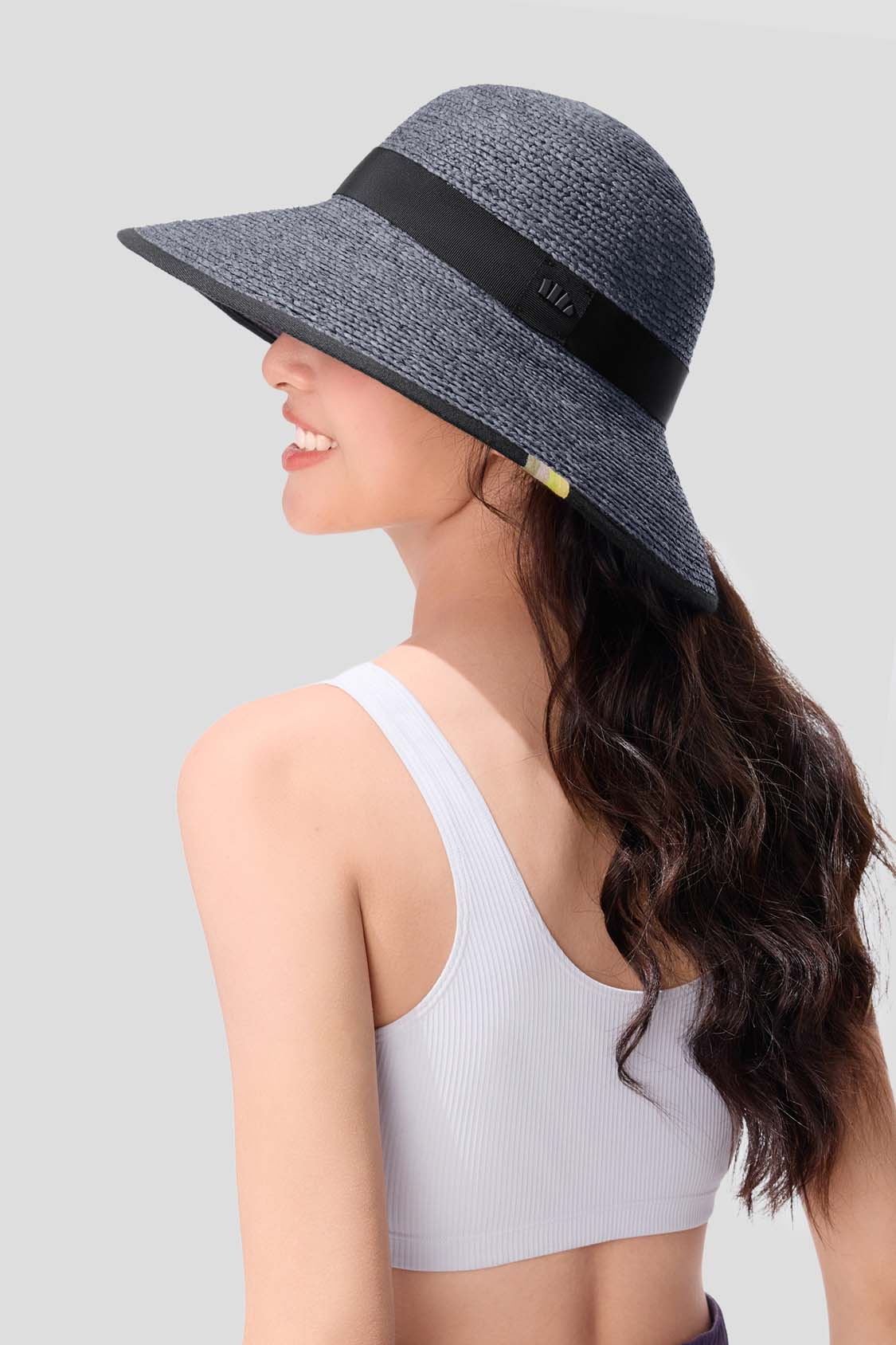 Horizon - Women's Wide Brim Sun Straw Hat UPF50+ AL717 - Image 4