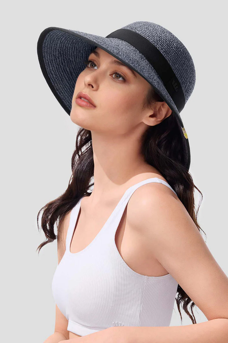 Horizon - Women's Wide Brim Sun Straw Hat UPF50+ AL717 - Image 9