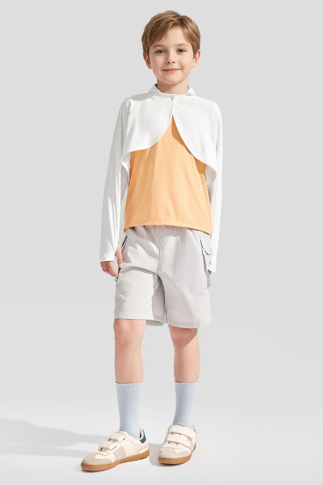Kid's Breathable Sun Protection Shawl UPF 50+ AS007 - Image 14